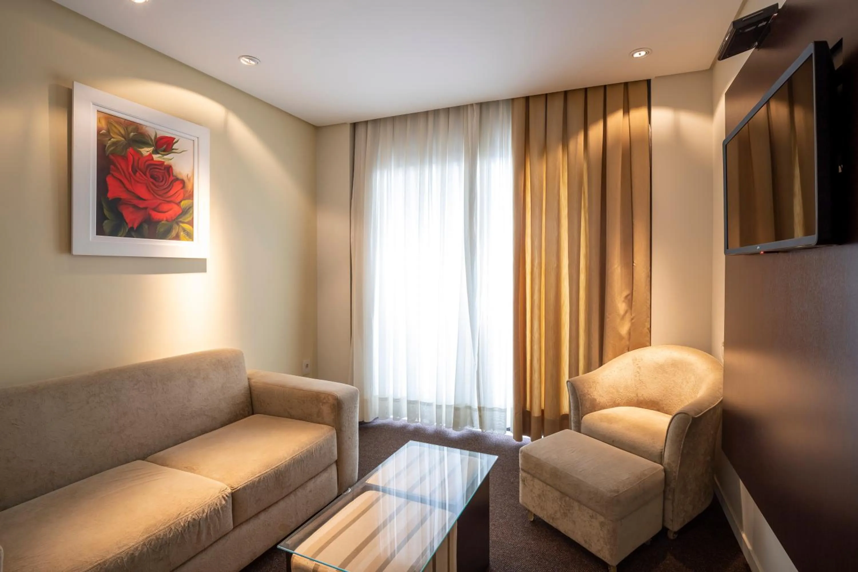 Living room in Hotel Plaza Norte