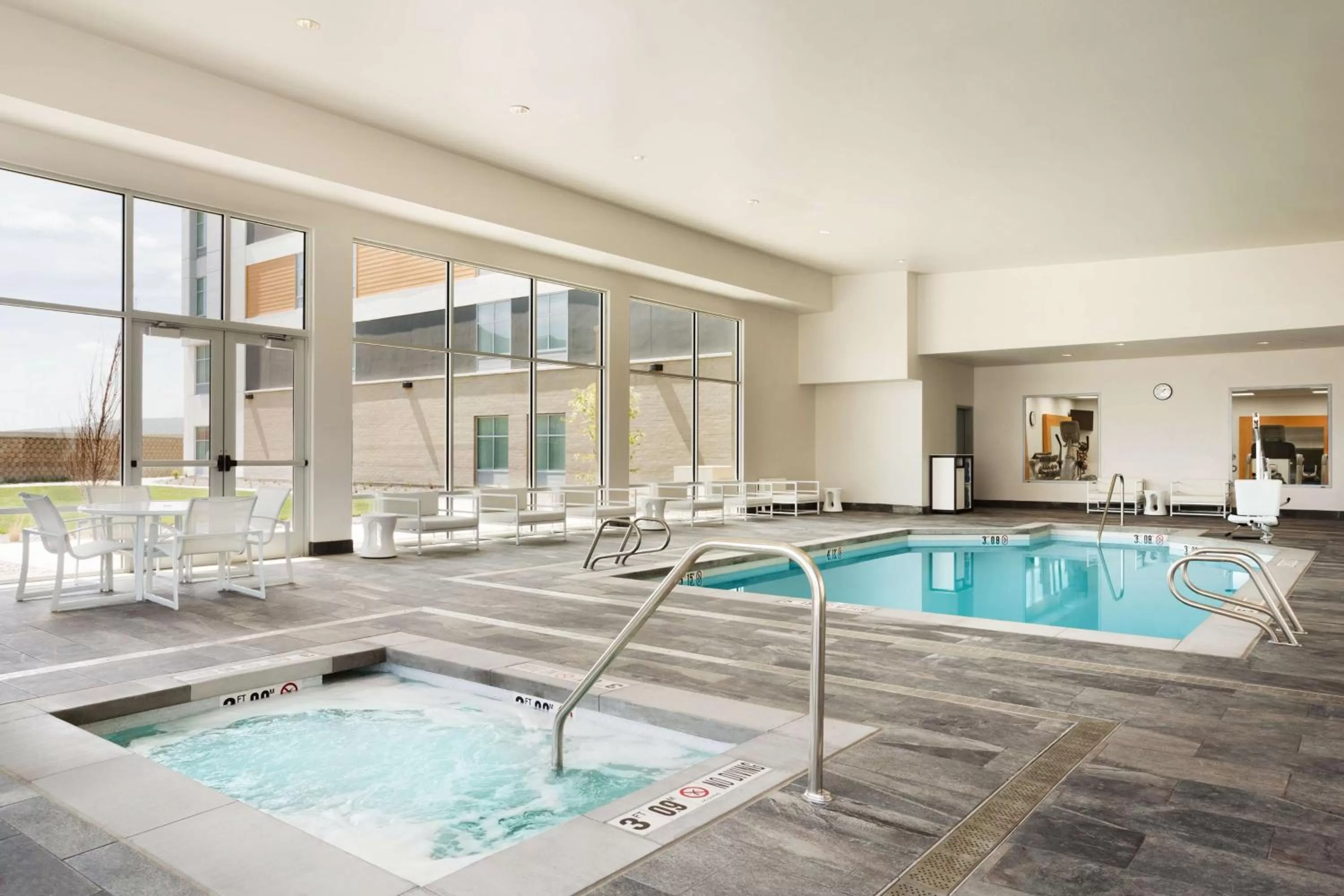 Pool view in Homewood Suites By Hilton SLC/Draper