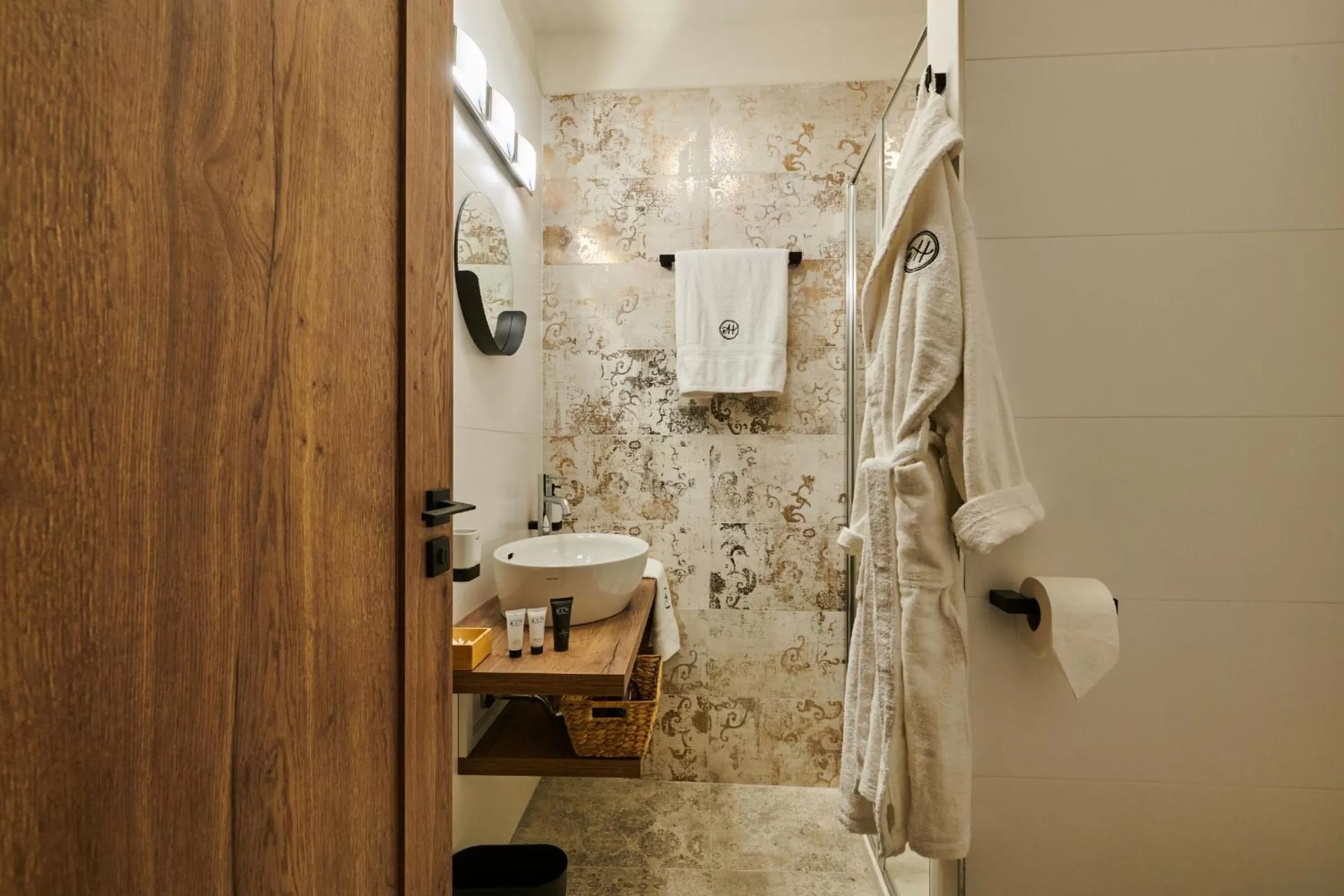 Bathroom in Hotel Alfréd a Hermína