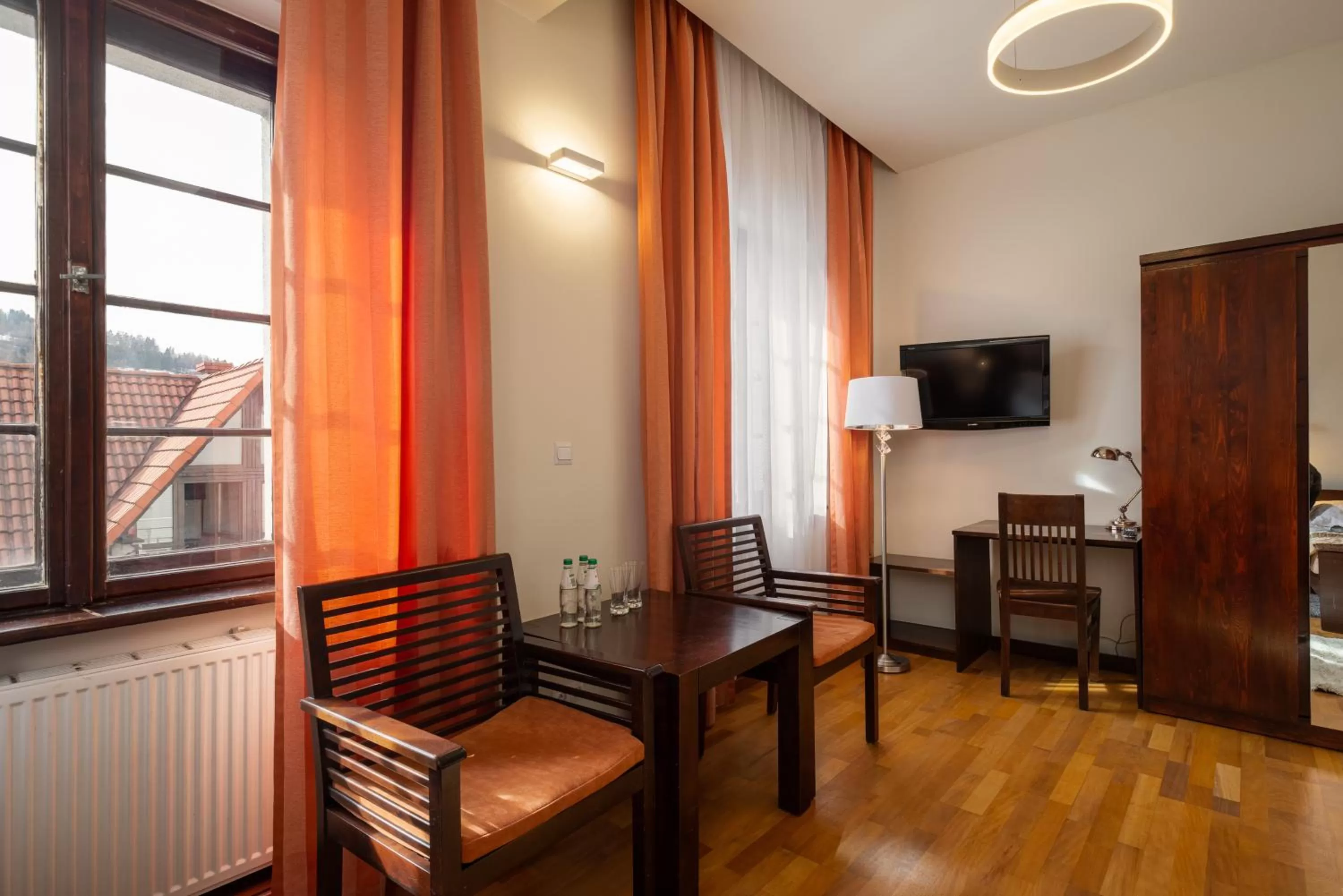 Seating area in Hotel Beskid