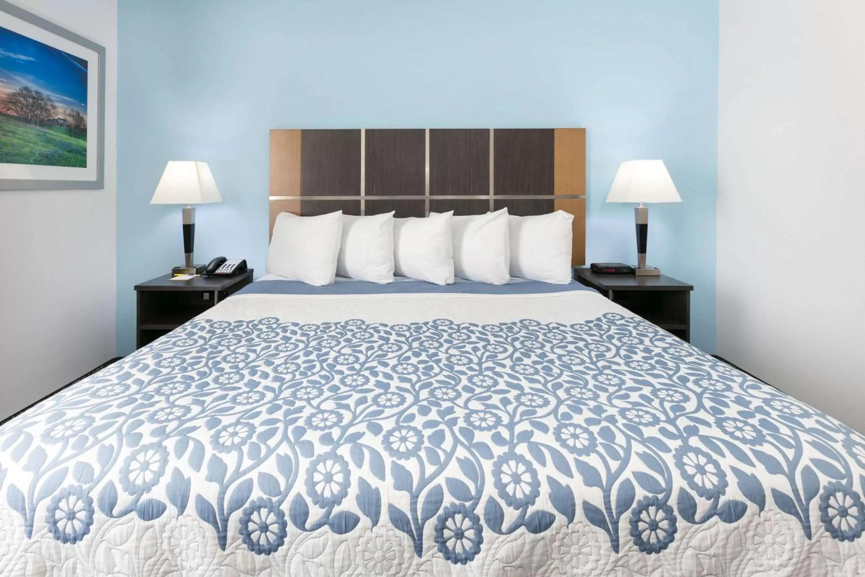 1 King Bed, Mobility/Hearing Access Studio Suite, Tub w/ Grab Bars, Non-Smoking in Days Inn & Suites by Wyndham Lubbock Medical Center 1 King Bed, Mobility/Hearing Access Studio Suite, Tub w/ Grab Bars, Non-Smoking in Days Inn & Suites by Wyndham Lubbock Medical Center