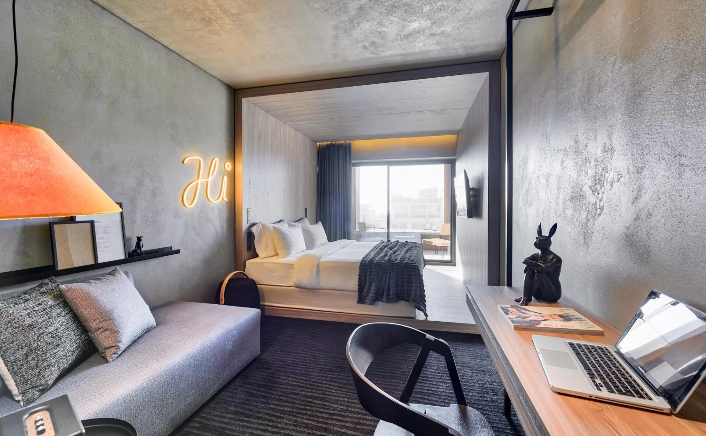 Photo of the whole room, Bed in ONOMA Hotel