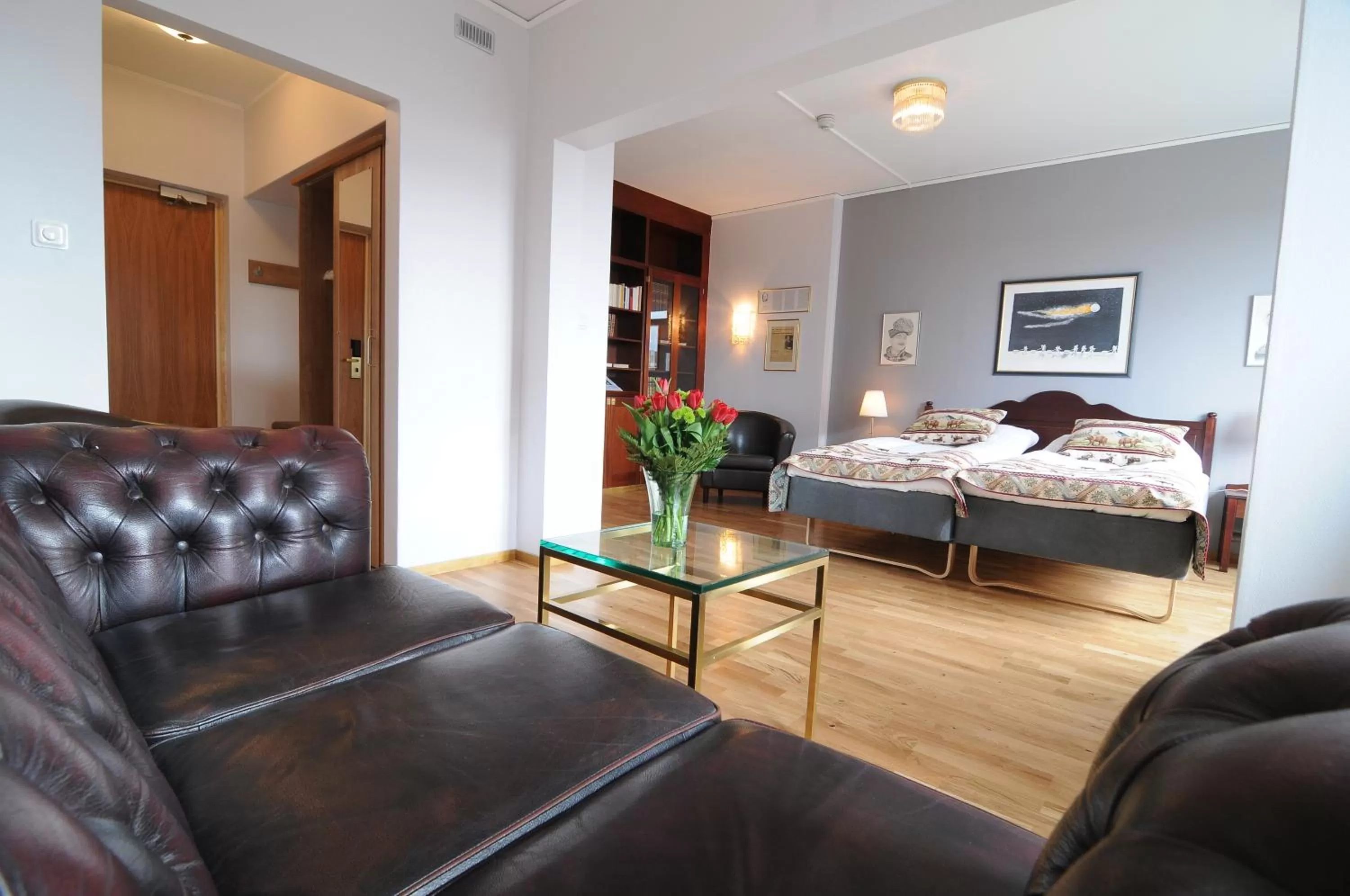 Living room, Bed in Quality Hotel Bodensia