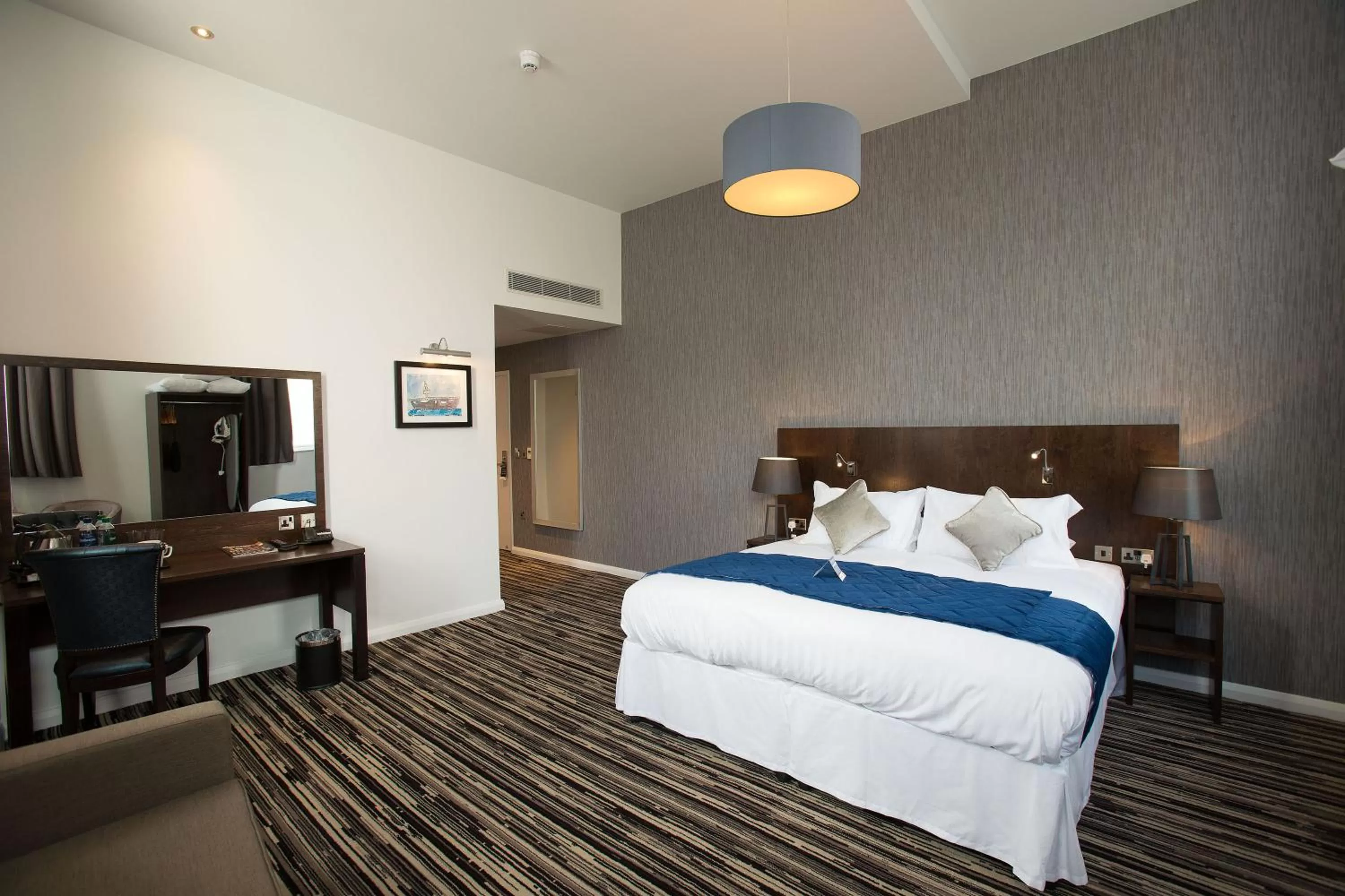 Shower, Bed in The Furness Railway Wetherspoon