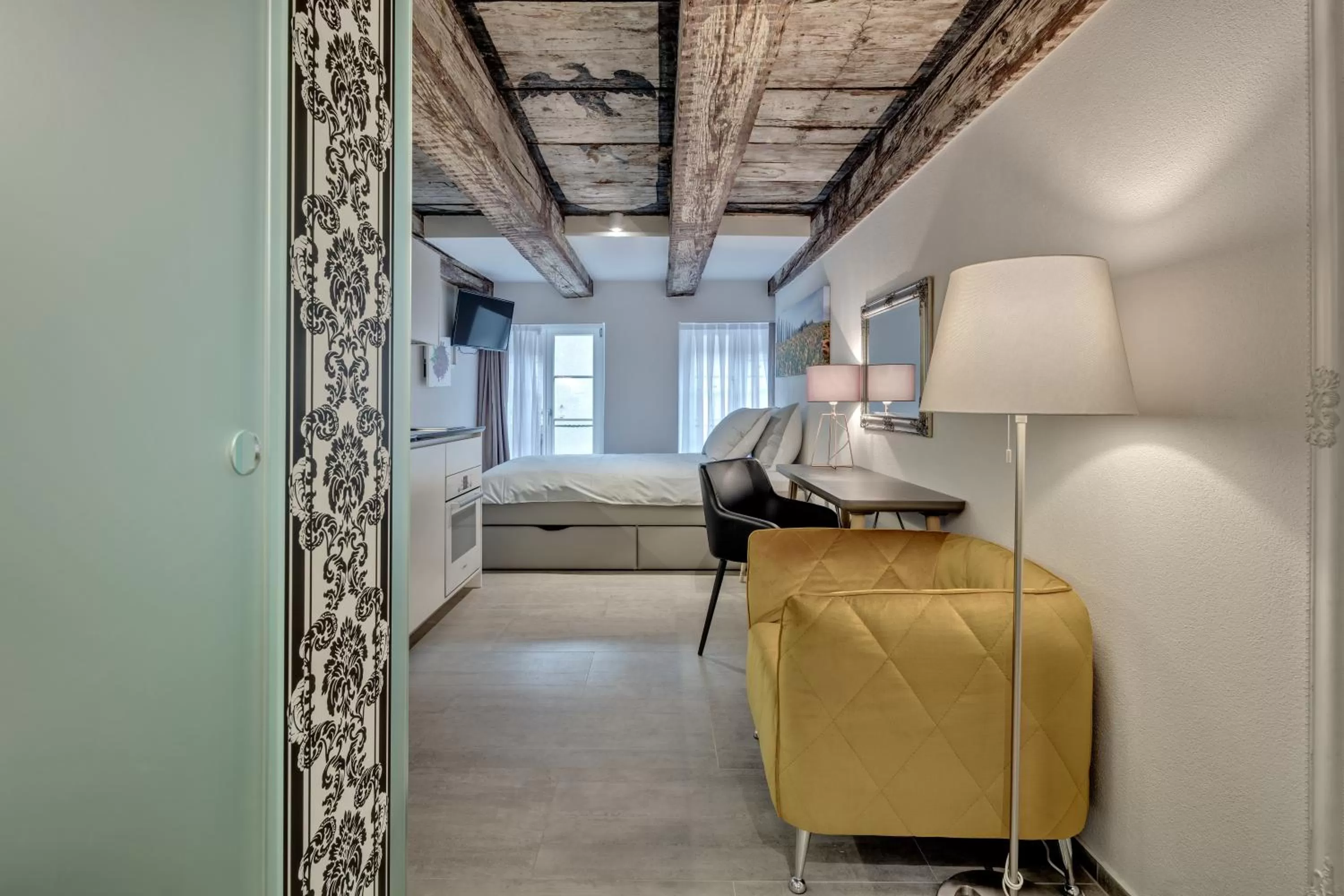 Photo of the whole room, Bed in smartroom The Residence la Cittadella Baden