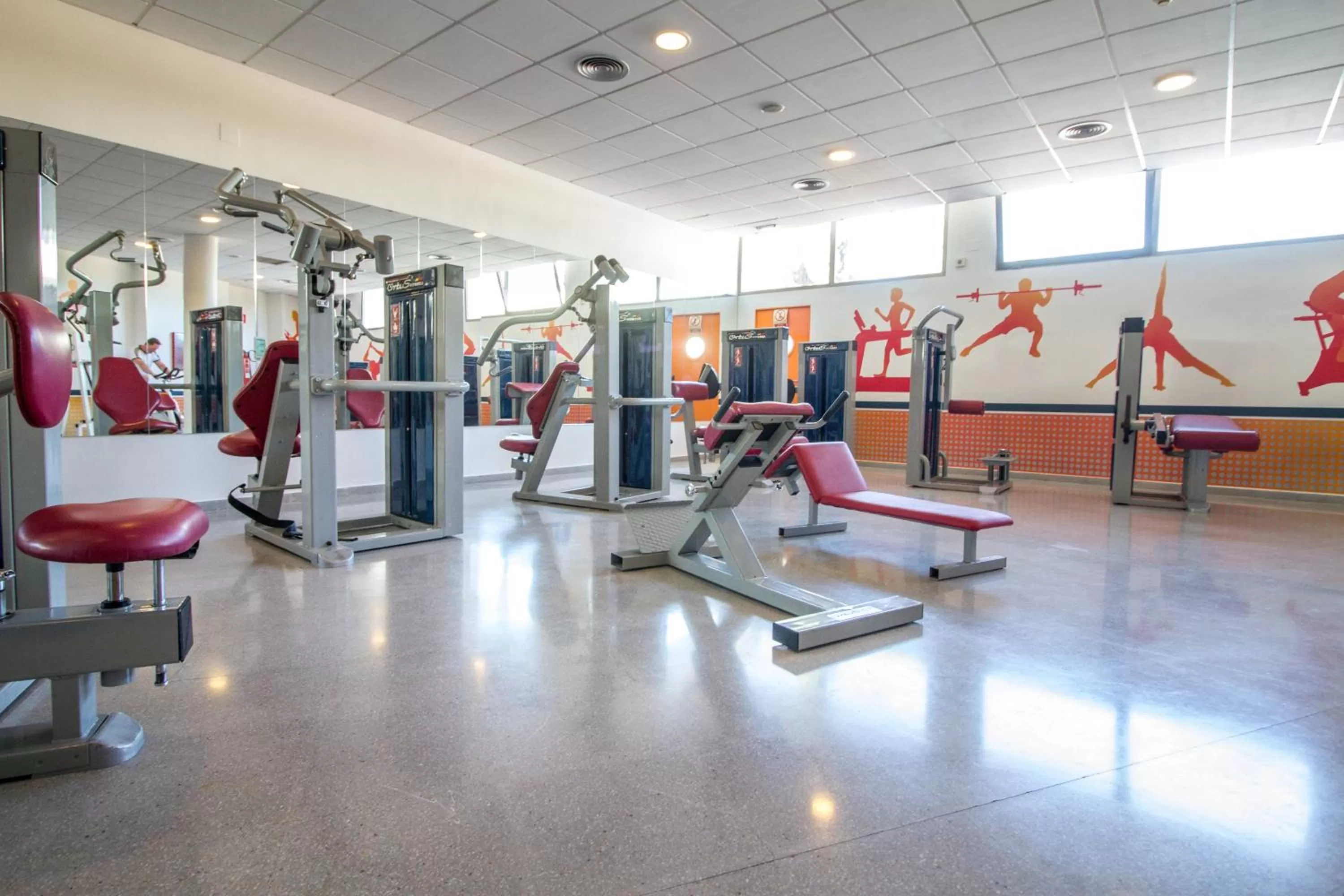 Fitness centre/facilities in Hotel Mediterraneo