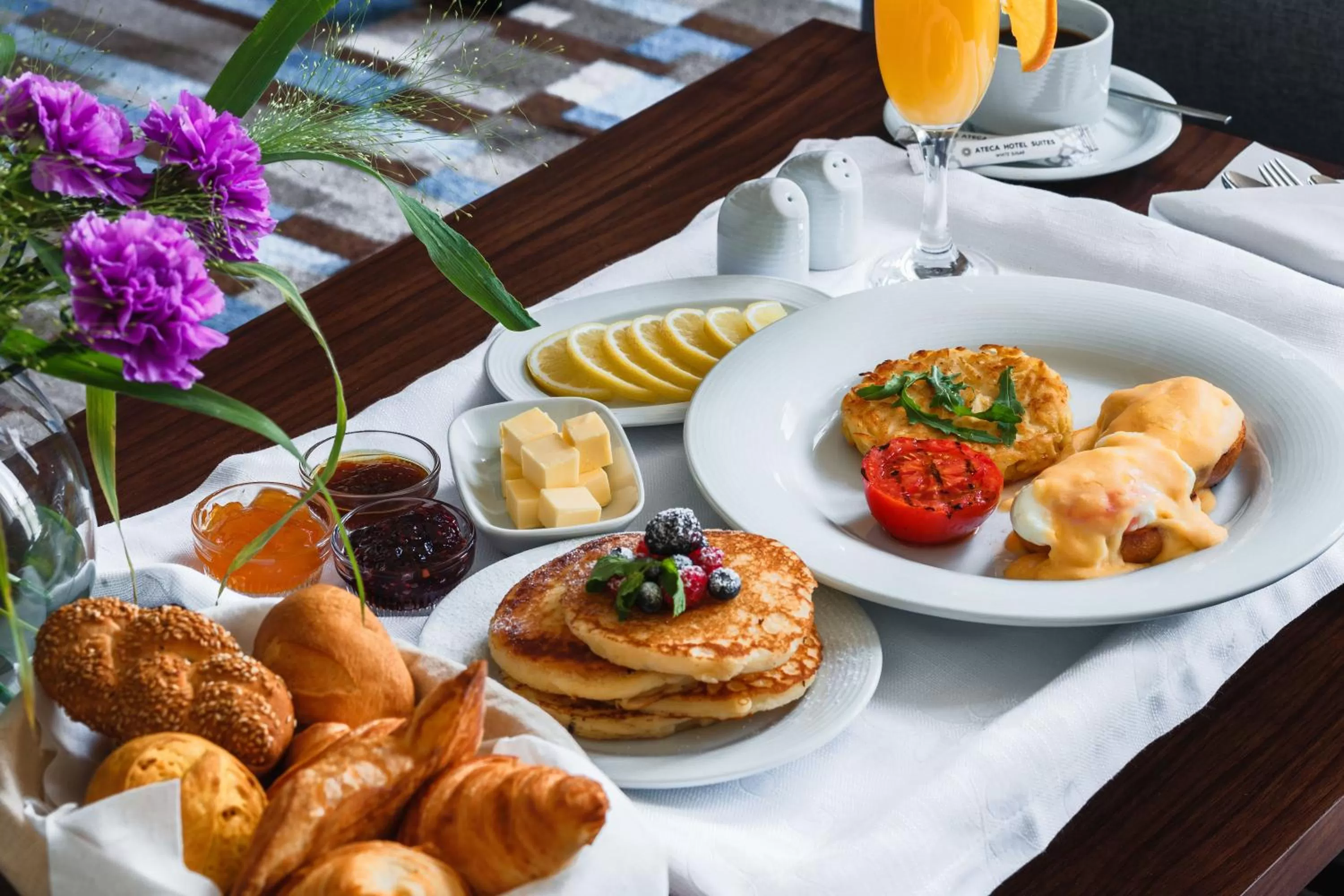 Breakfast in ATECA Hotel Suites Tashkent