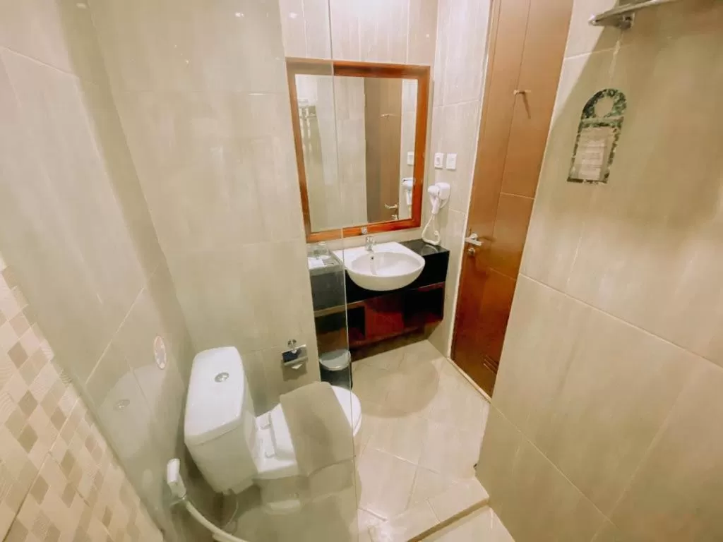 Toilet in Sapphire Sky Hotel & Conference