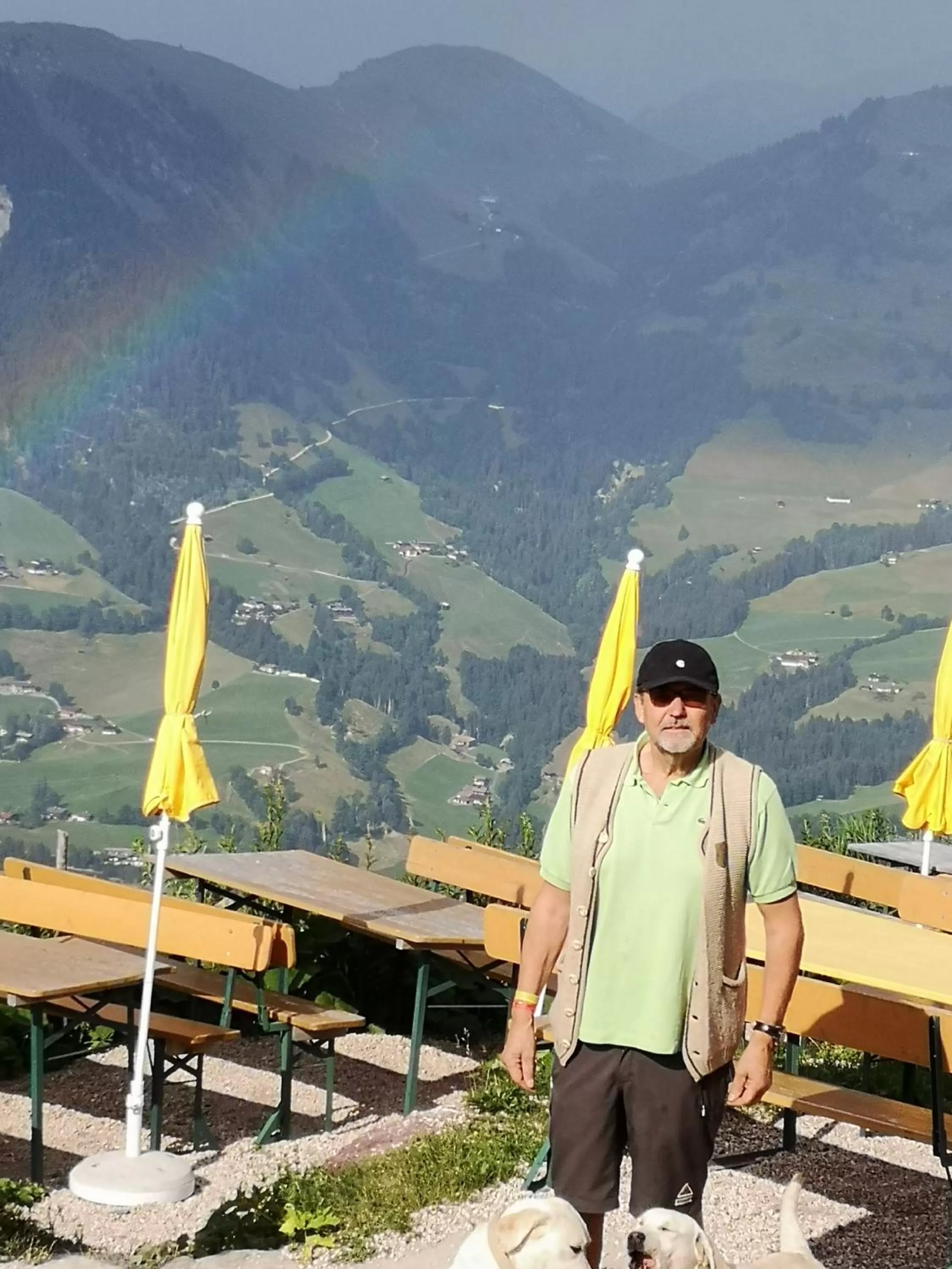 Hocheckhuette On Top of the Kitzbuehel Hahnenkamm Mountain