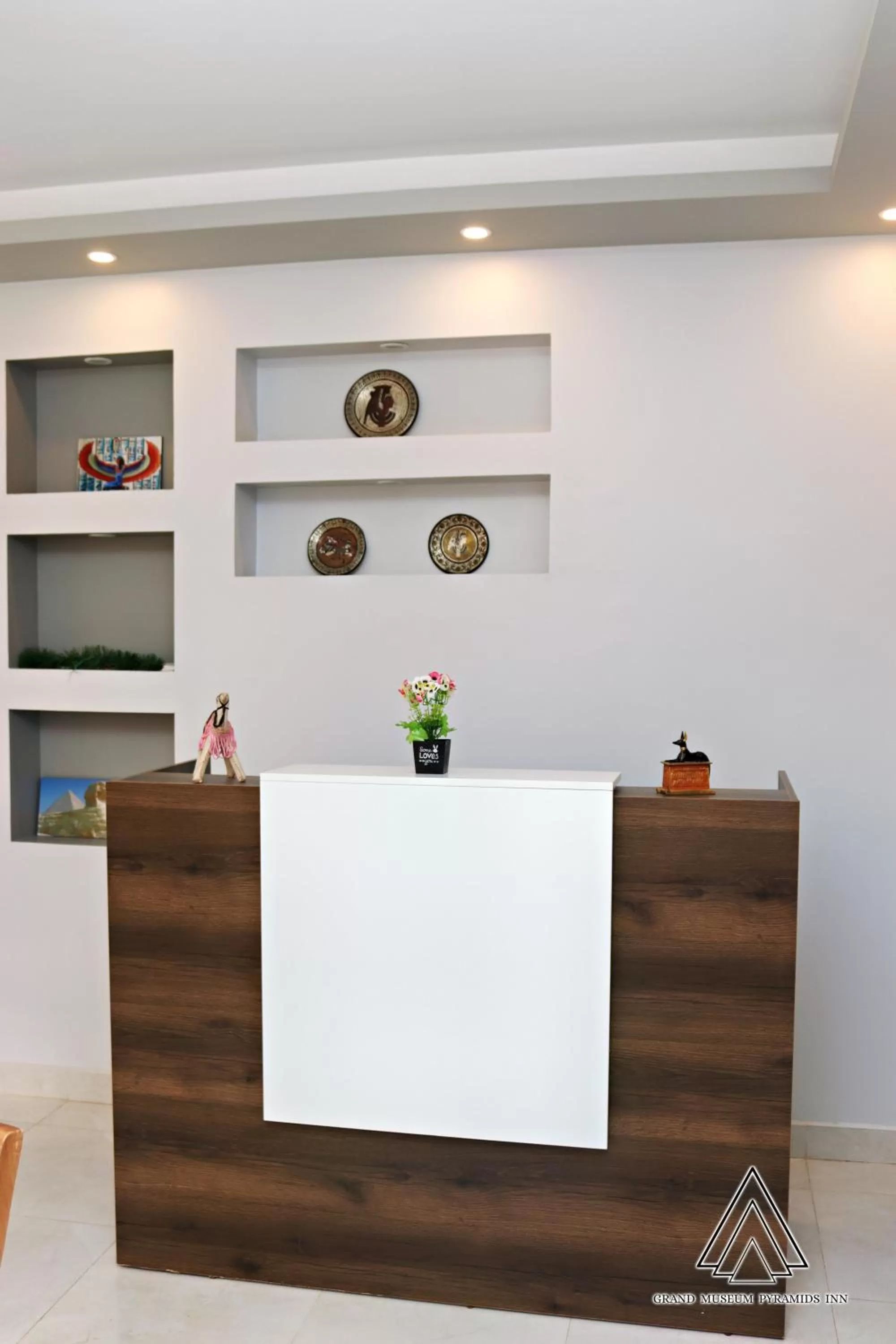 Lobby or reception in Grand Museum Pyramids Inn