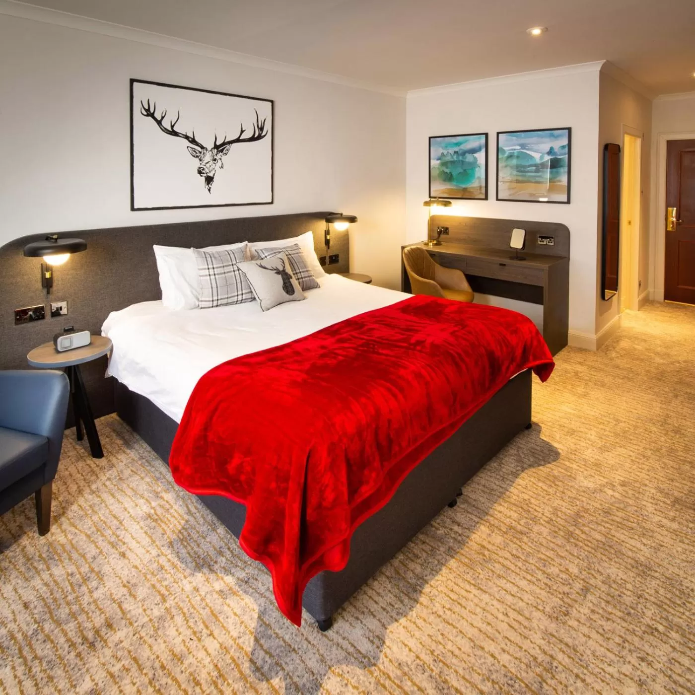 Bedroom, Bed in Bruntsfield Hotel