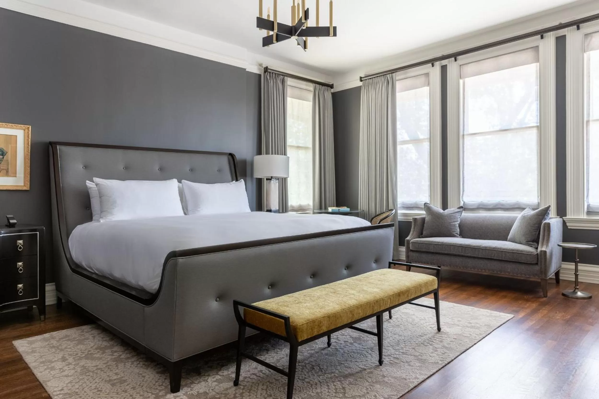 Photo of the whole room, Bed in La Colombe d'Or Hotel