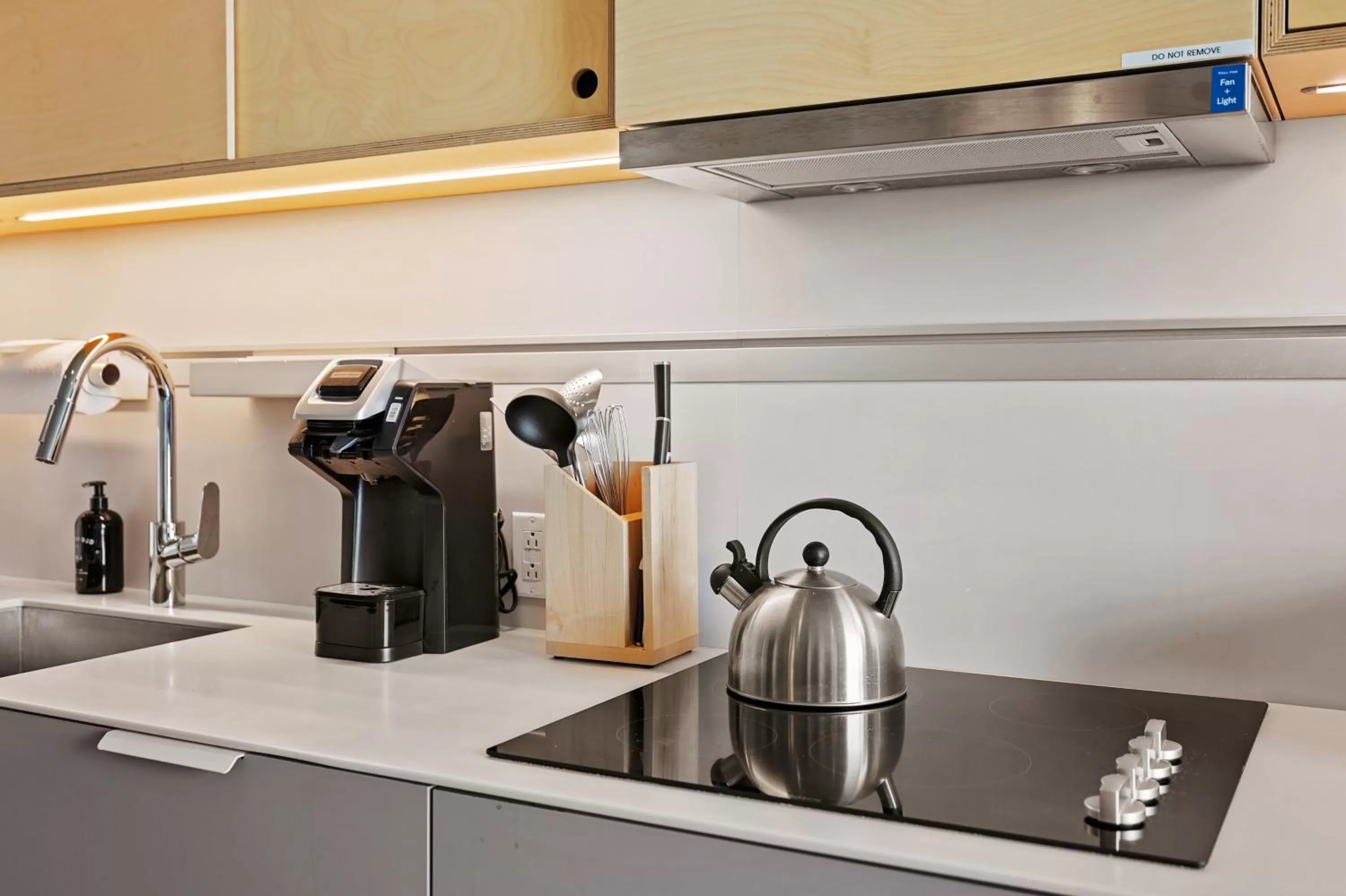 Kitchen or kitchenette in Harthall Hotel