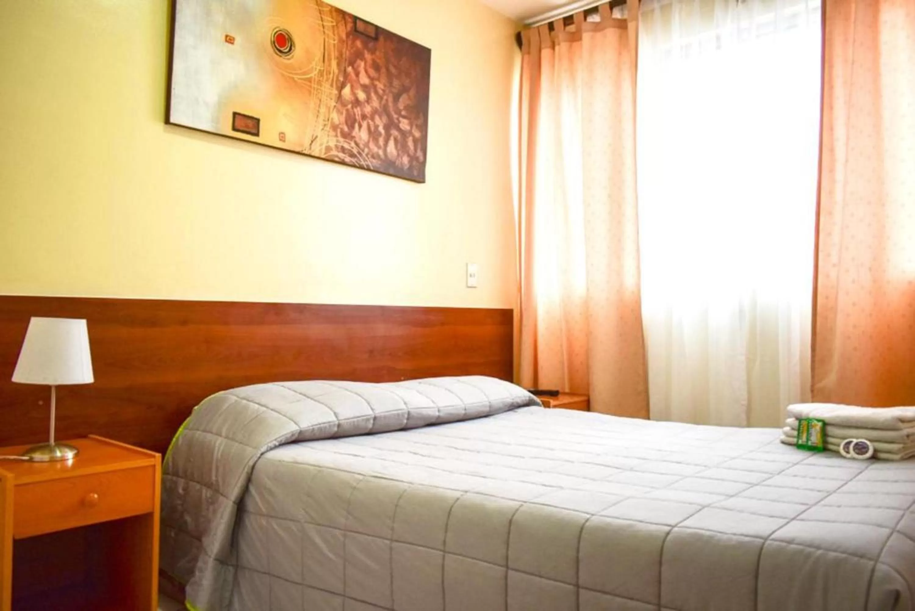 Bed in Hotel Plaza Colon