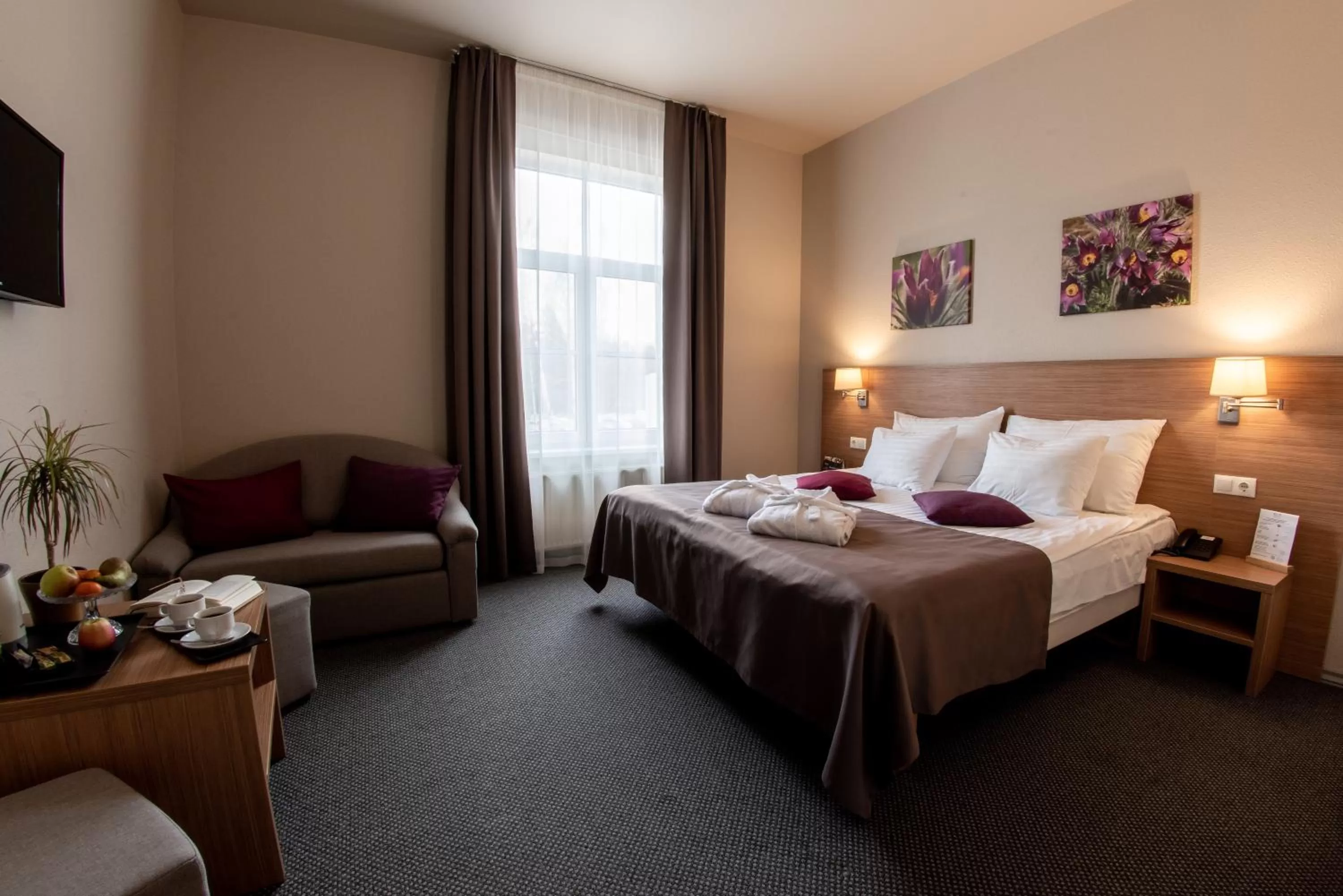 Bed in Hotel Sigulda