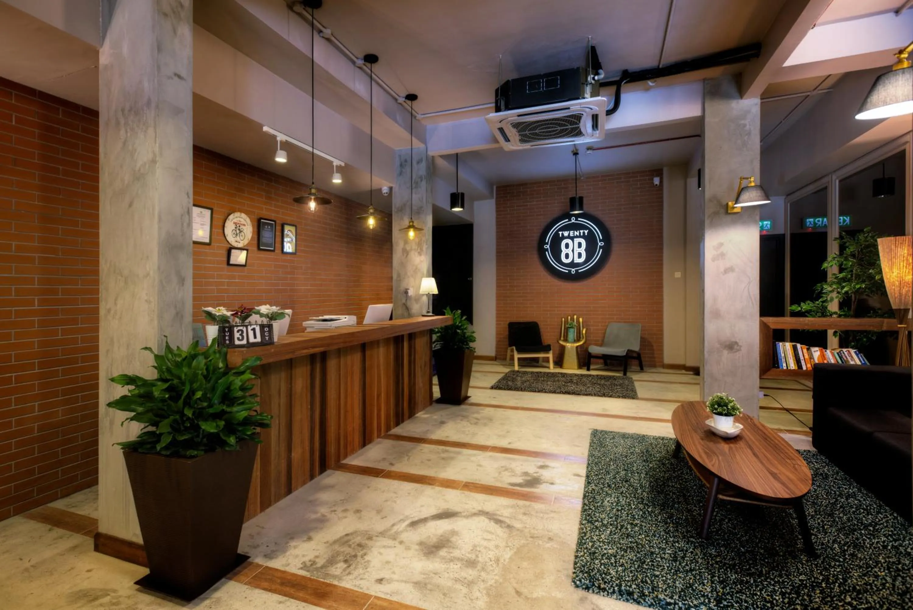 Lobby or reception in Hotel Twenty 8B