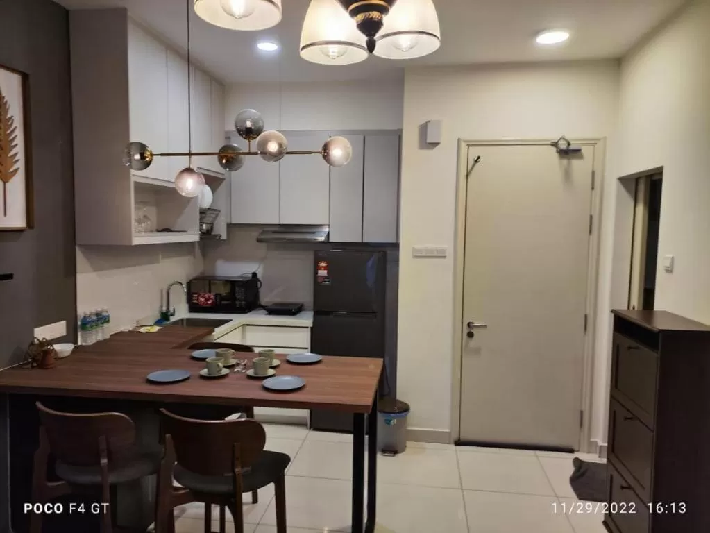 Dining area in Arte Mont Kiara Hotel Suite