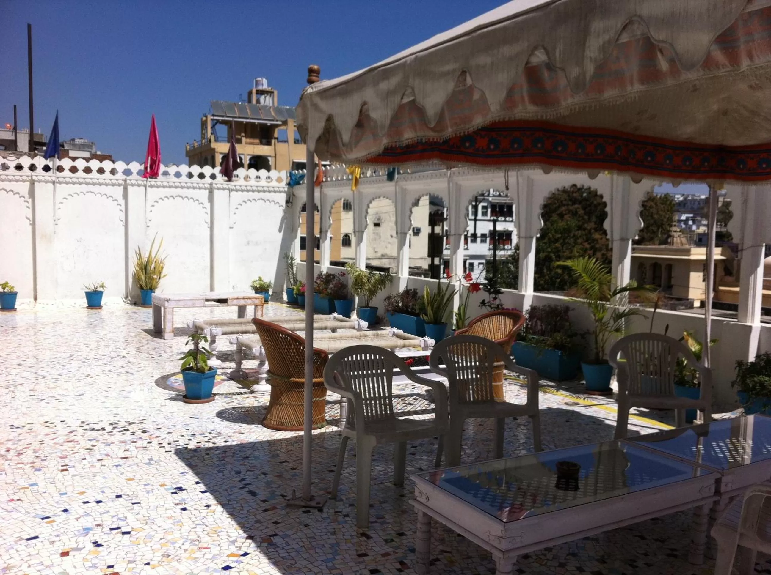 Patio in Hotel Panorama Haveli