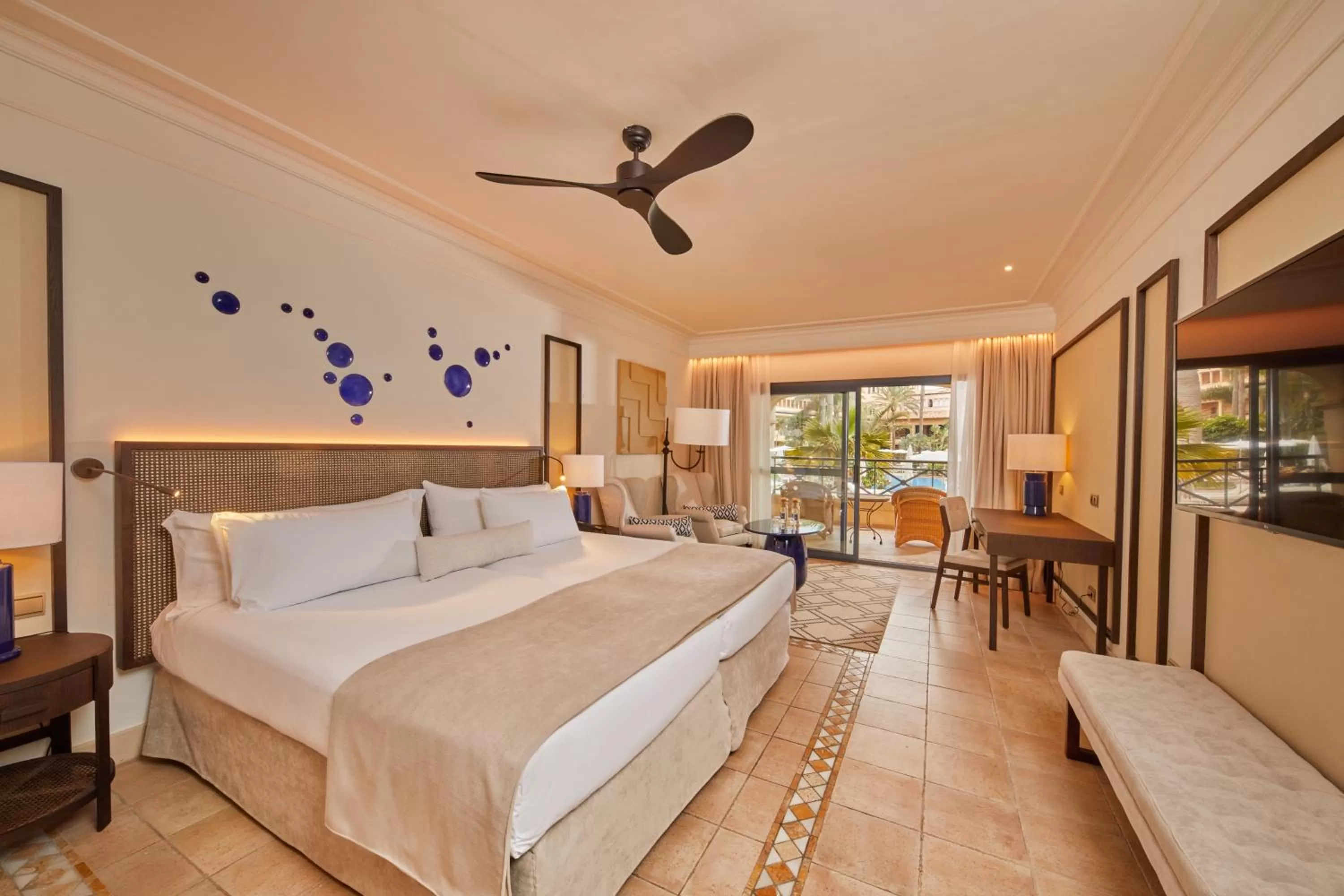 Junior Suite with Pool View in Secrets Bahía Real Resort & Spa Adults only