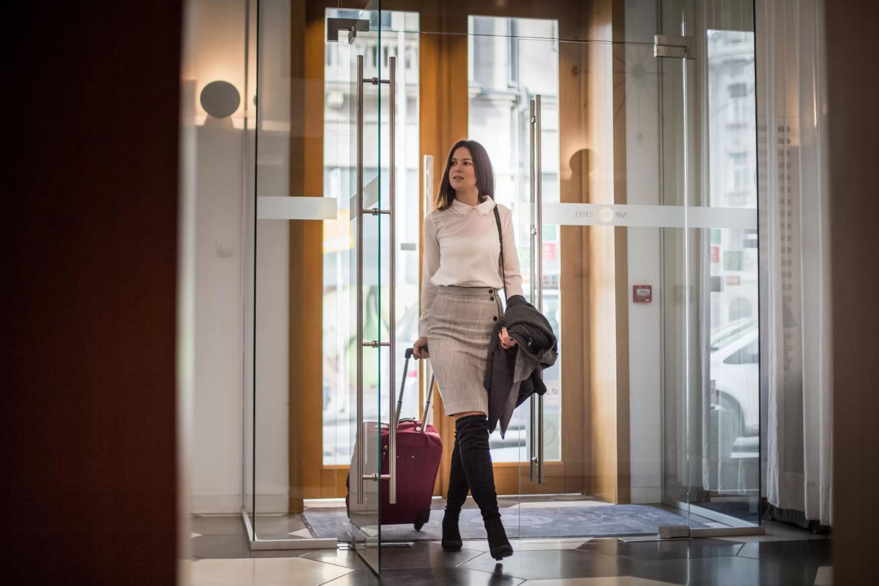 Lobby or reception in Jump INN Hotel Belgrade