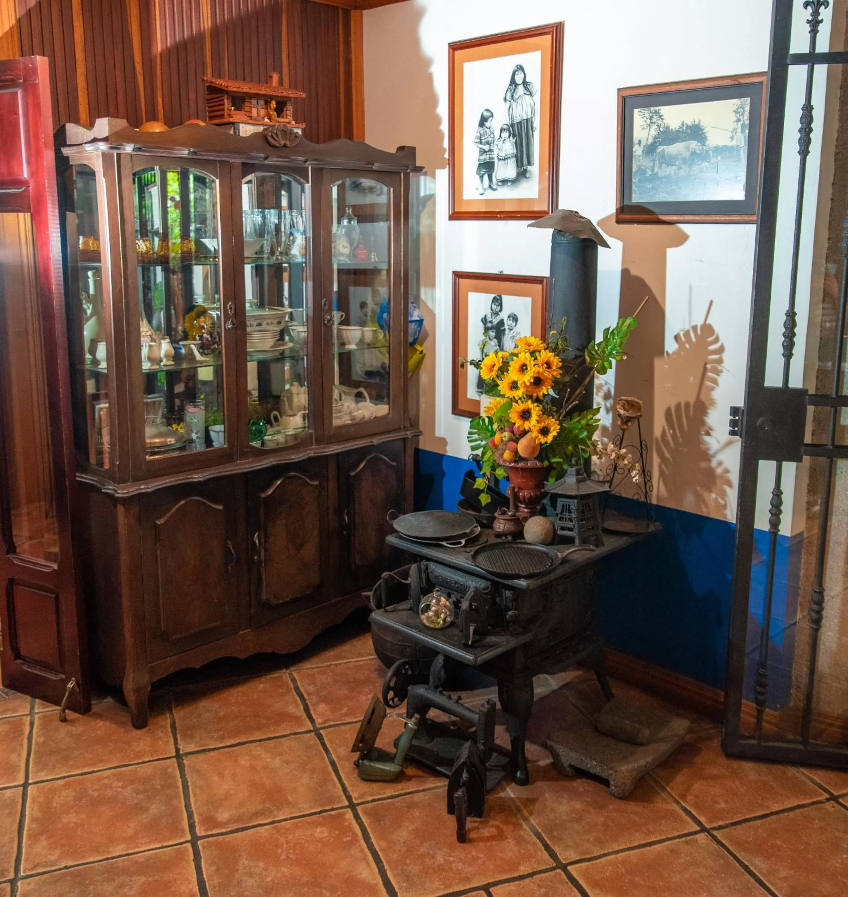 Decorative detail in La Casa de Mamá Coyita