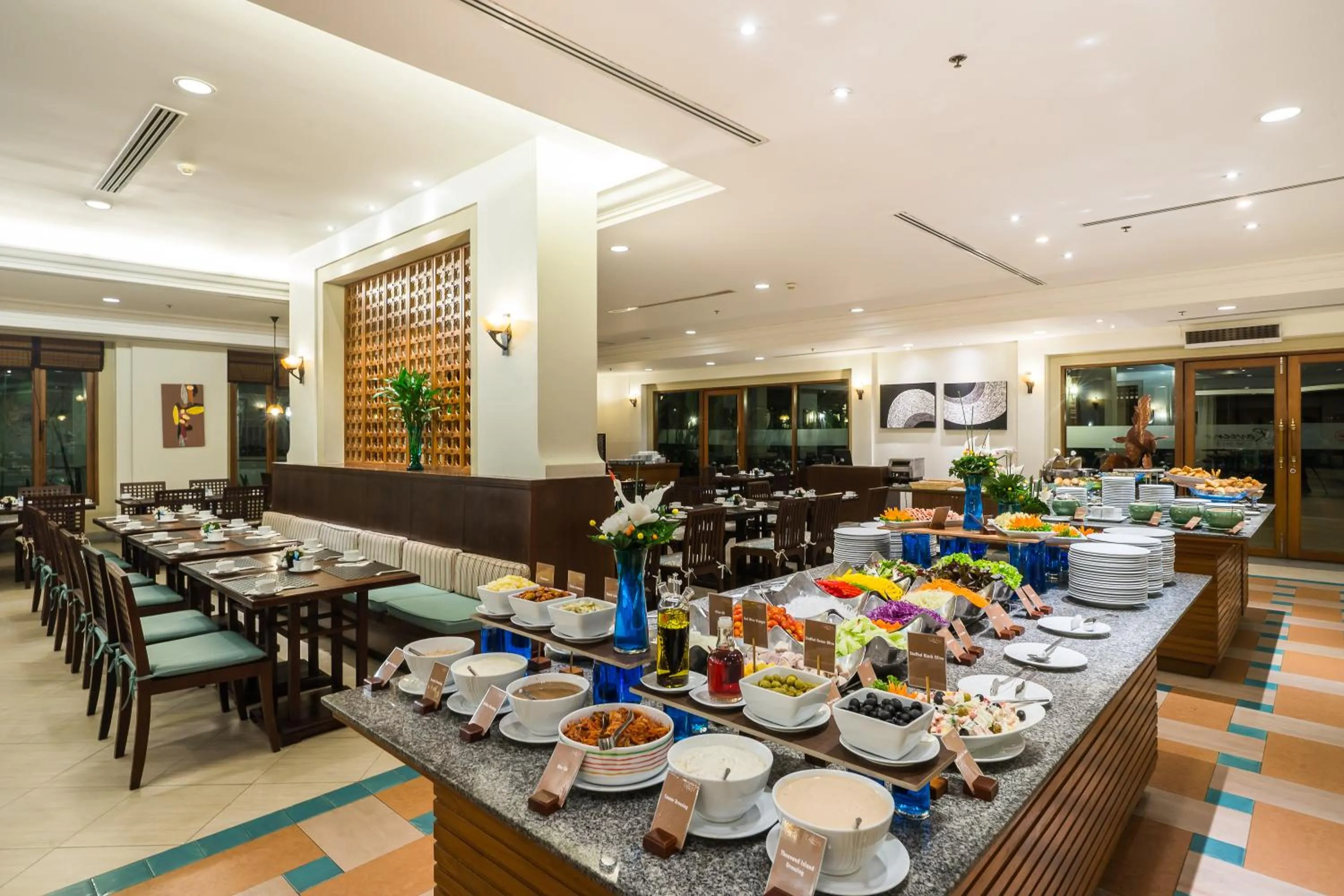 Buffet breakfast in Ravindra Beach Resort & Spa - SHA Extra Plus