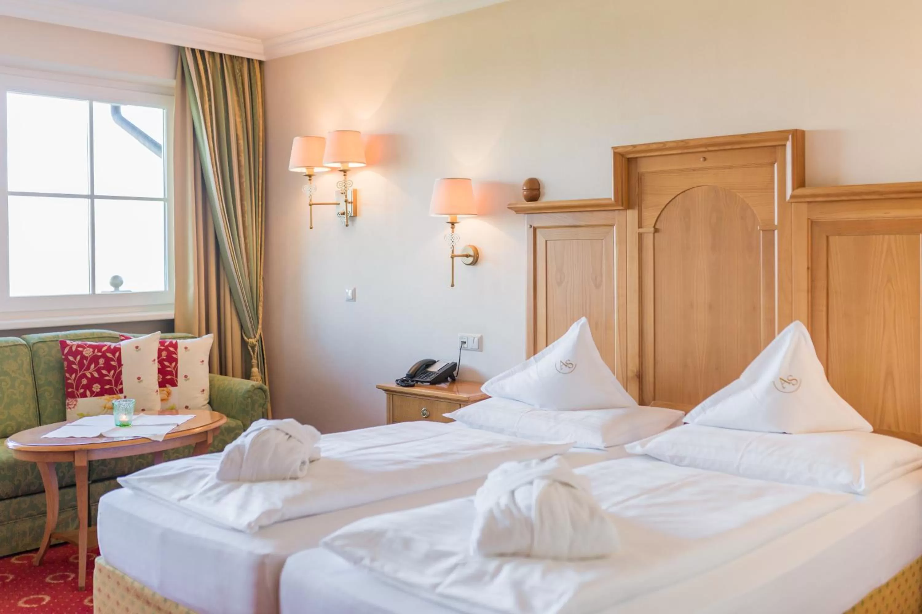 Photo of the whole room, Bed in Hotel AlpenSchlössl