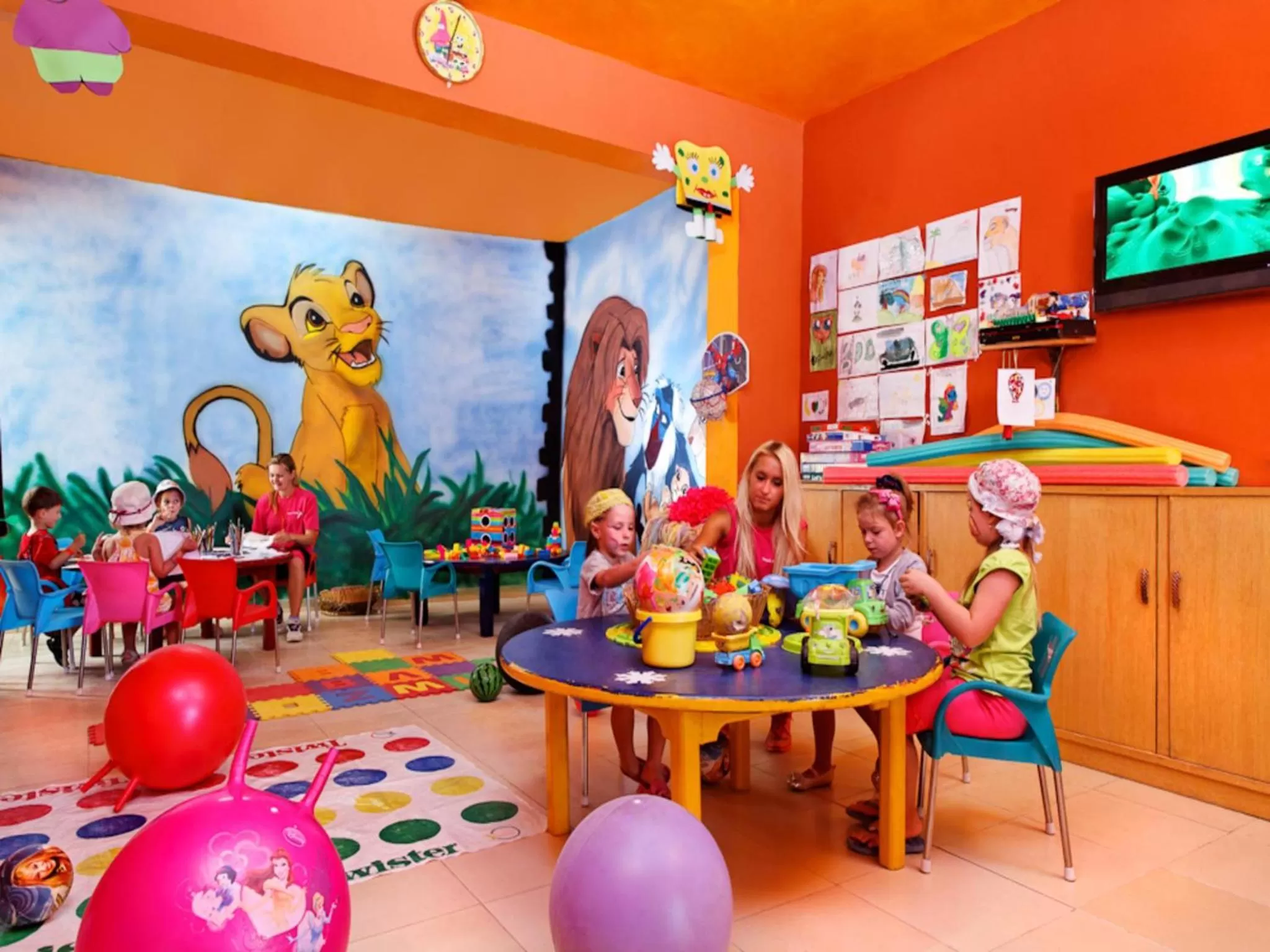 Children play ground in Beach Albatros Aqua Park - Hurghada