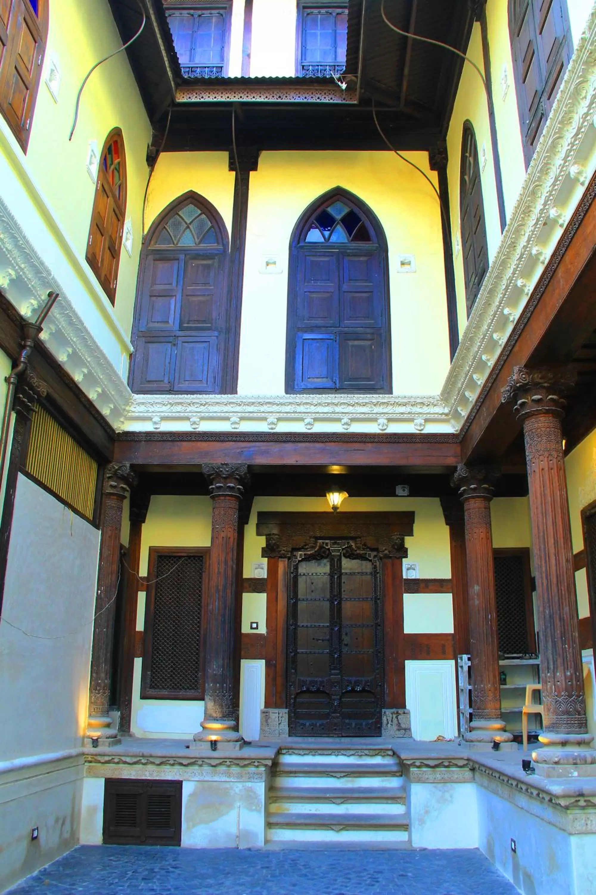 Facade/entrance in Deewanji Ni Haveli