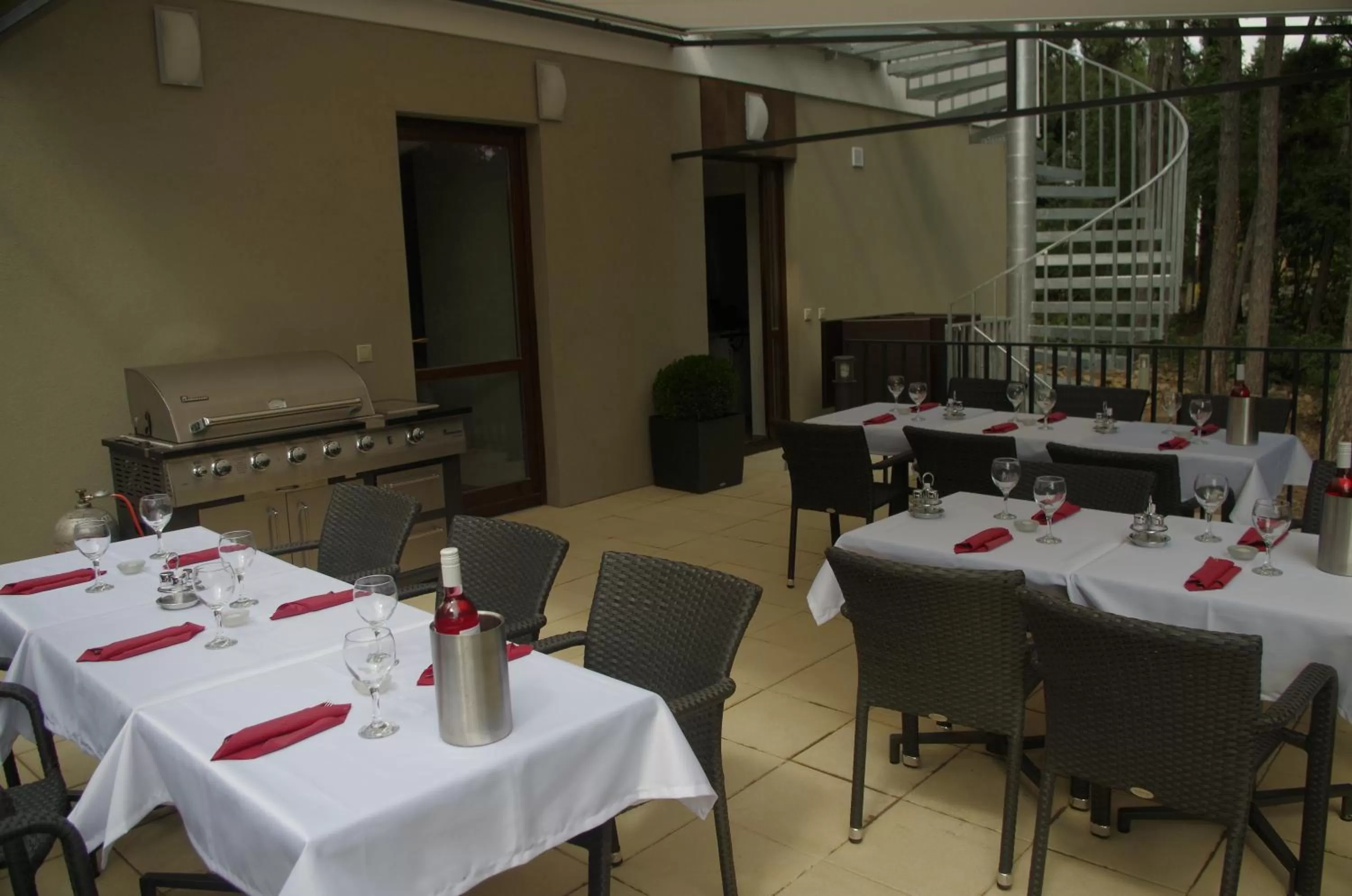 Balcony/Terrace, Restaurant/Places to Eat in Hotel Therapia