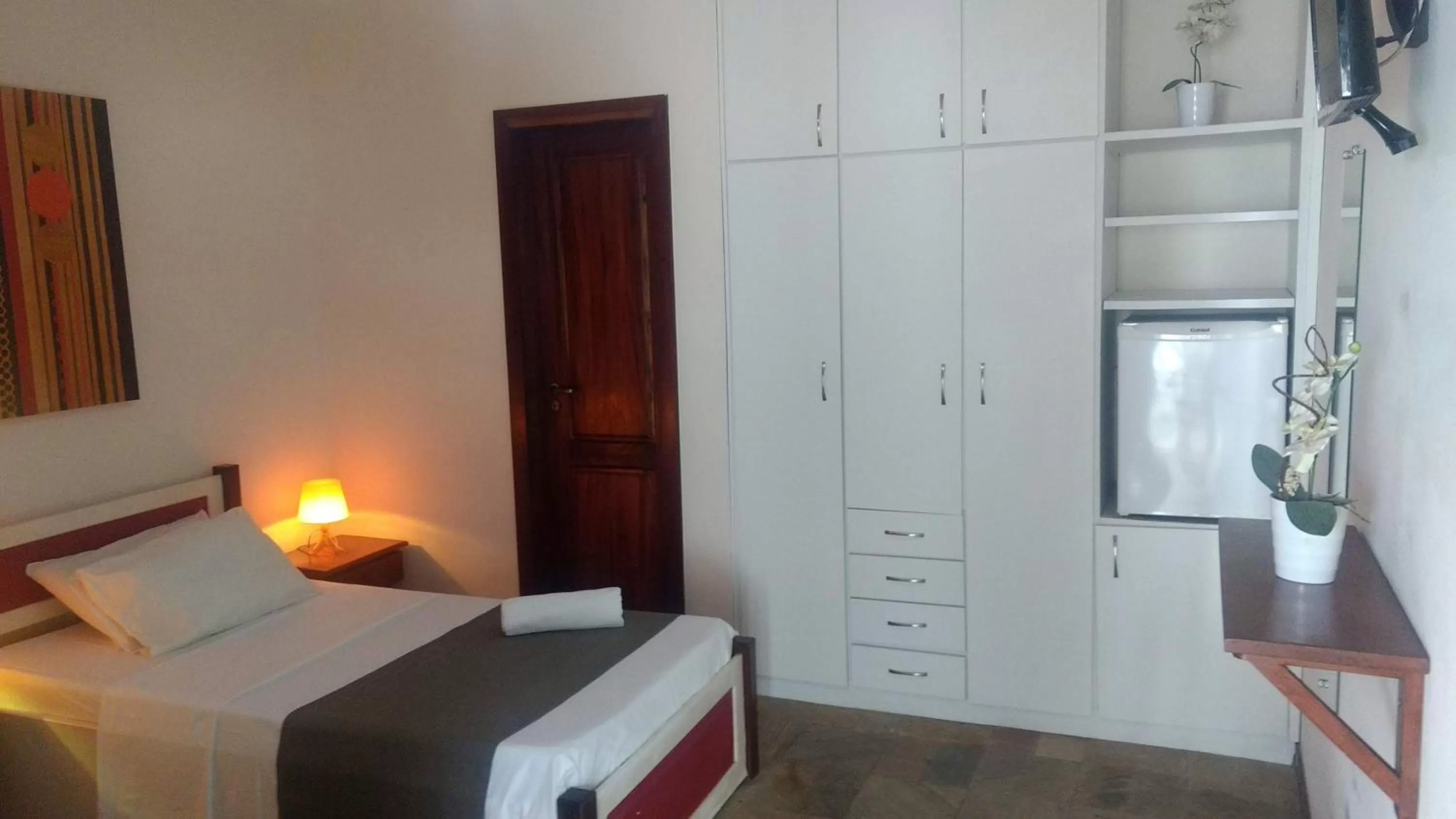 Bed in Hotel Pousada Salvador Paradise