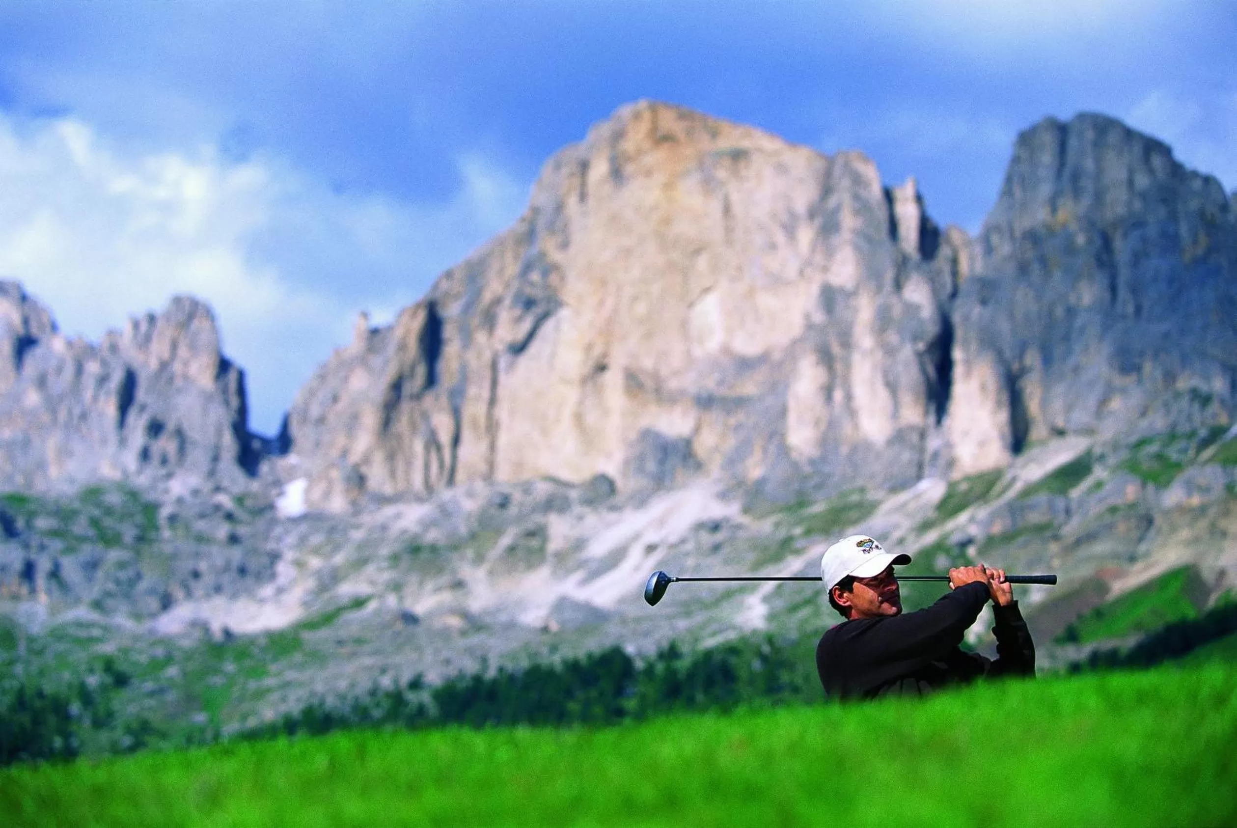 Golfcourse in Hotel Castel Latemar