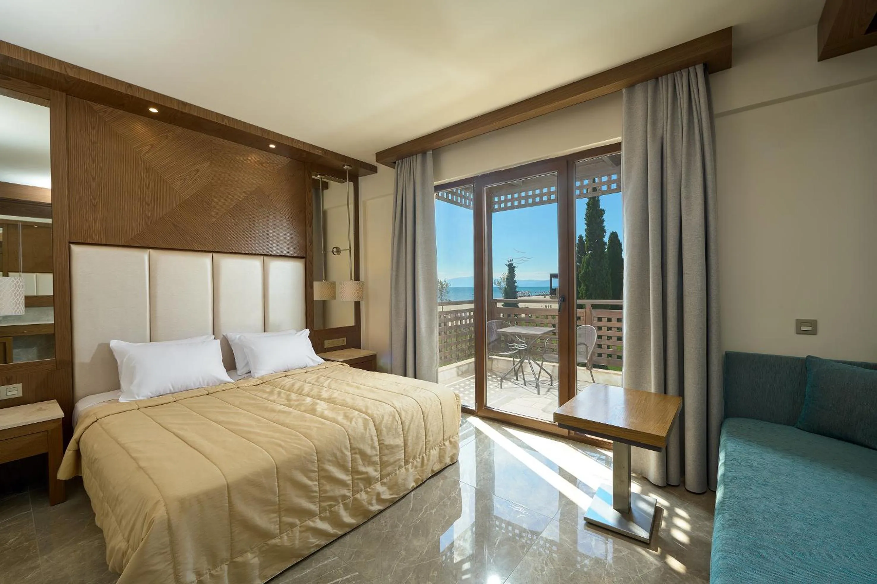 Bed in Mediterranean Village Hotel & Spa