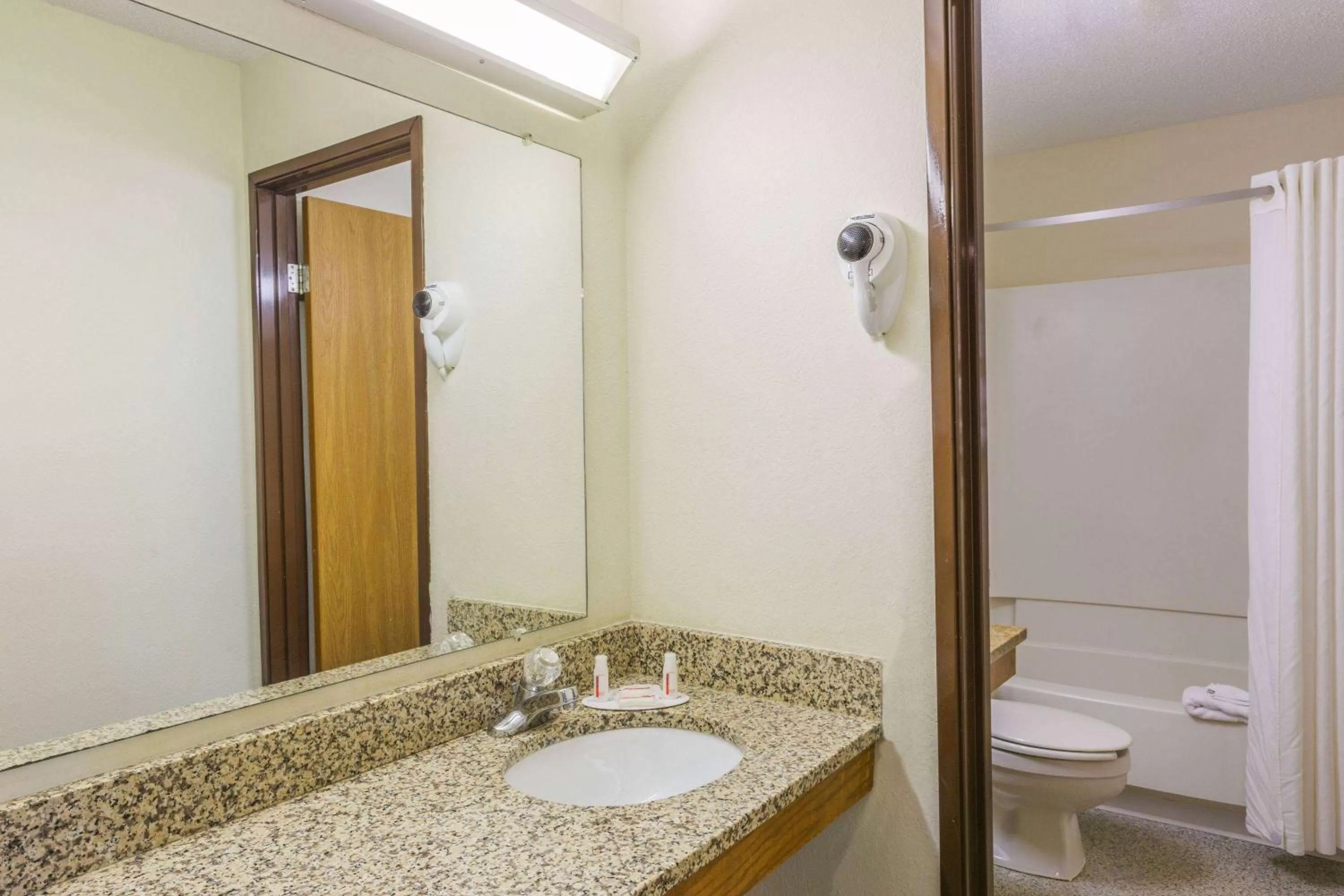 Bathroom in Super 8 by Wyndham East Stroudsburg - Poconos