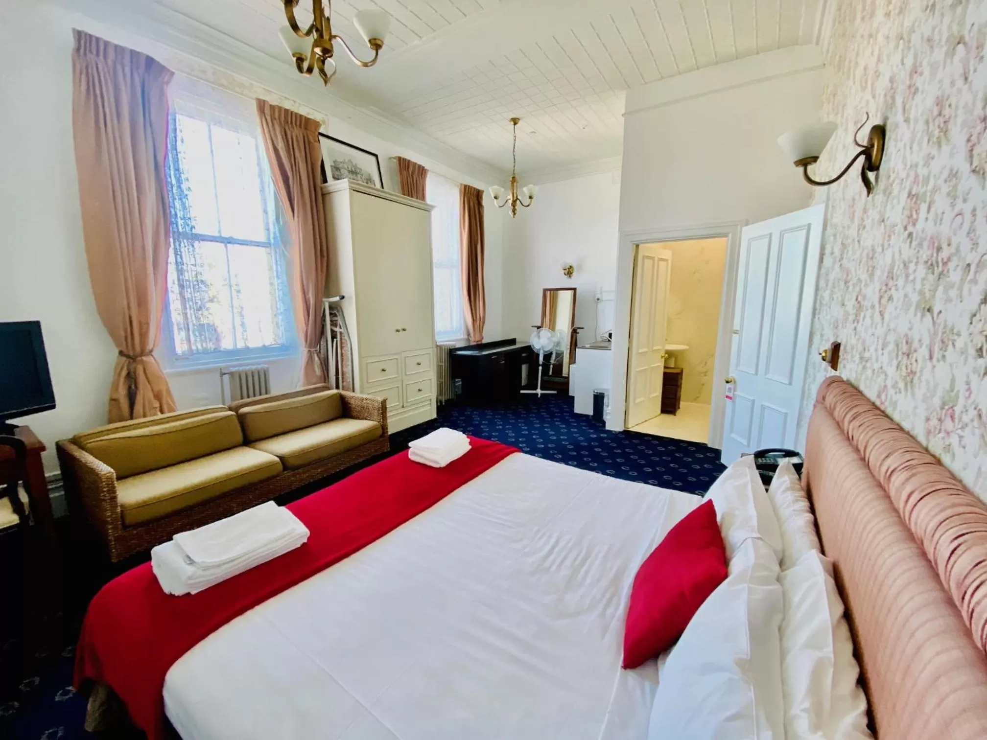 Bed in The Esplanade Hotel