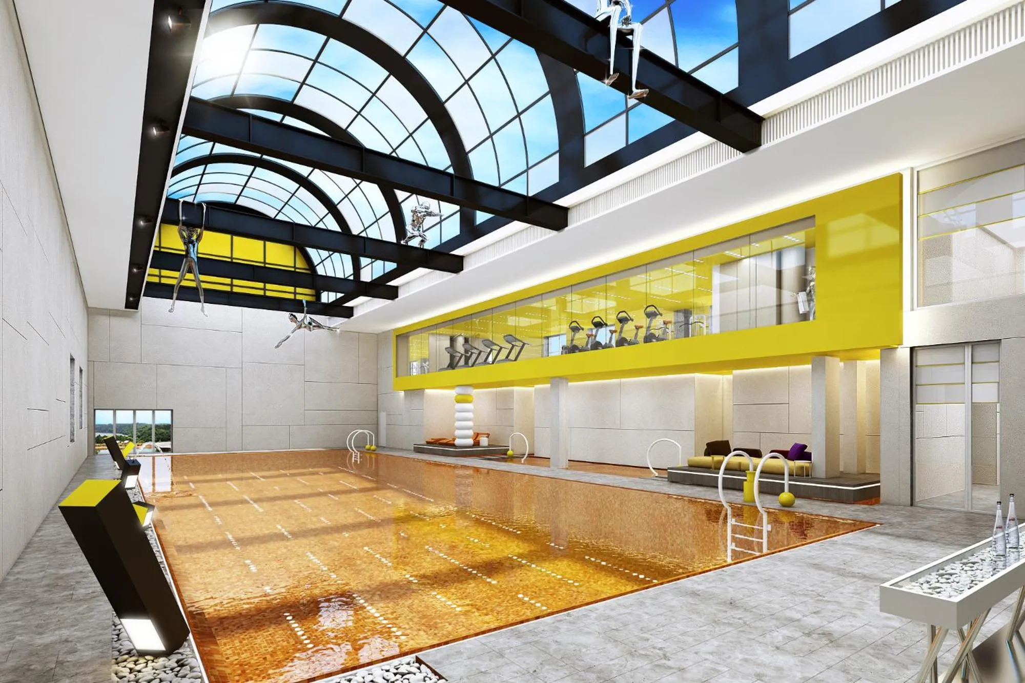 Swimming pool in The Sifang Hotel Nanjing, Autograph Collection