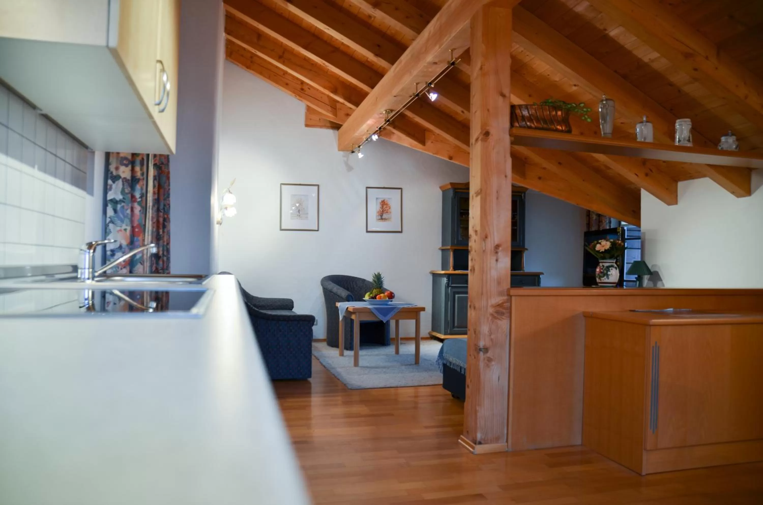 Living room, Lobby/Reception in Hotel Restaurant Ferienwohnungen ALPENHOF