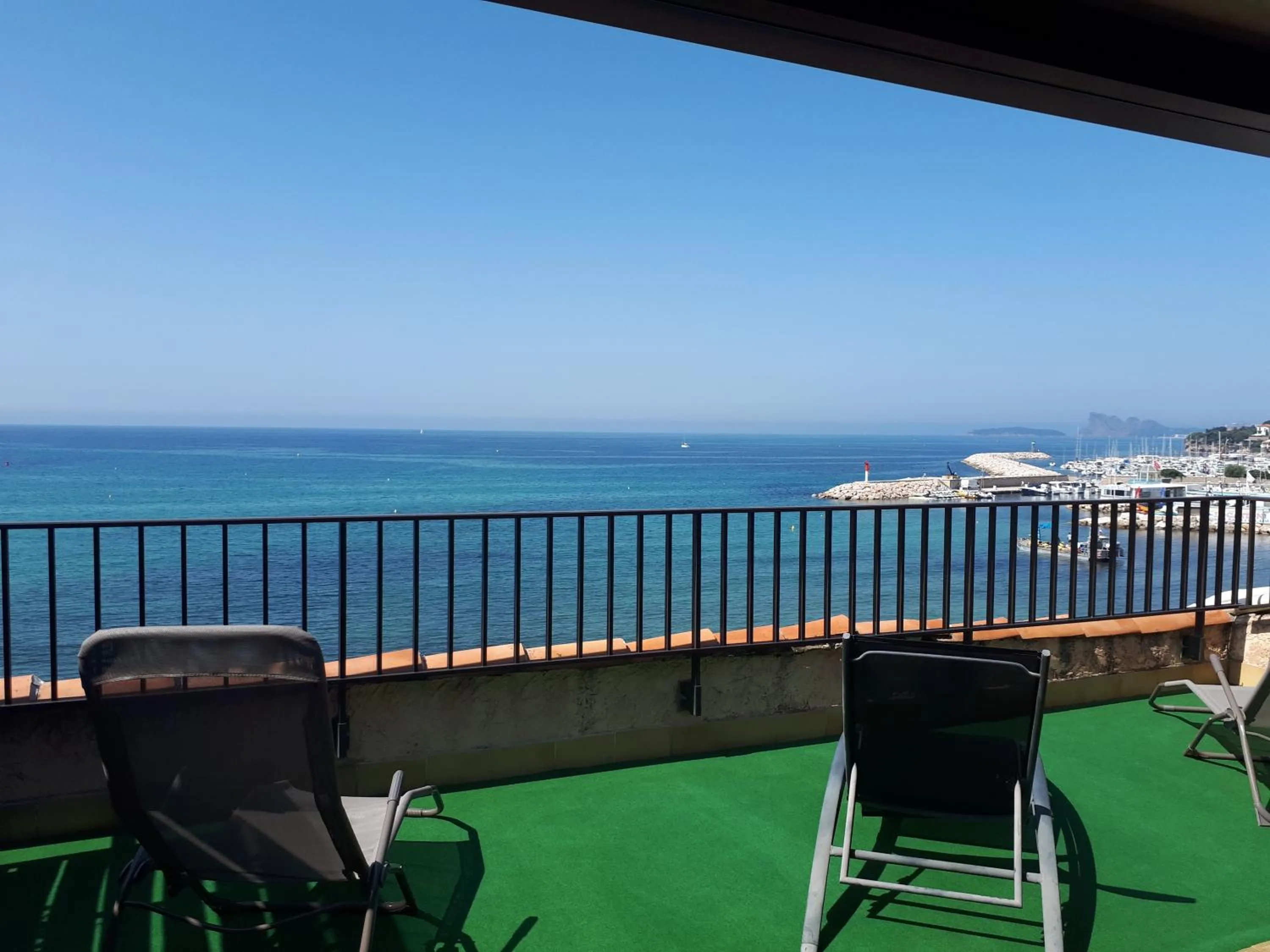 Sea view in Hotel Chanteplage