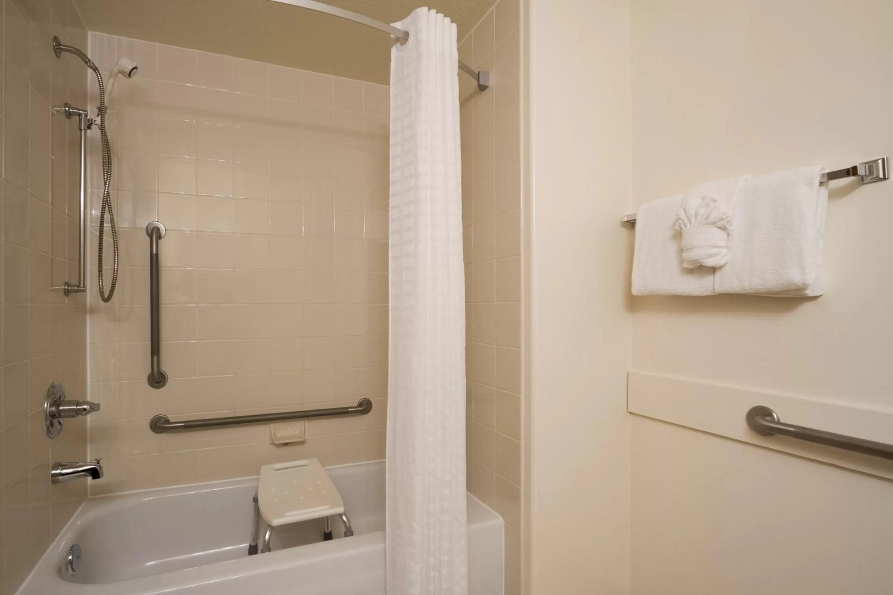 Bathroom in Super 8 by Wyndham Dawson Creek