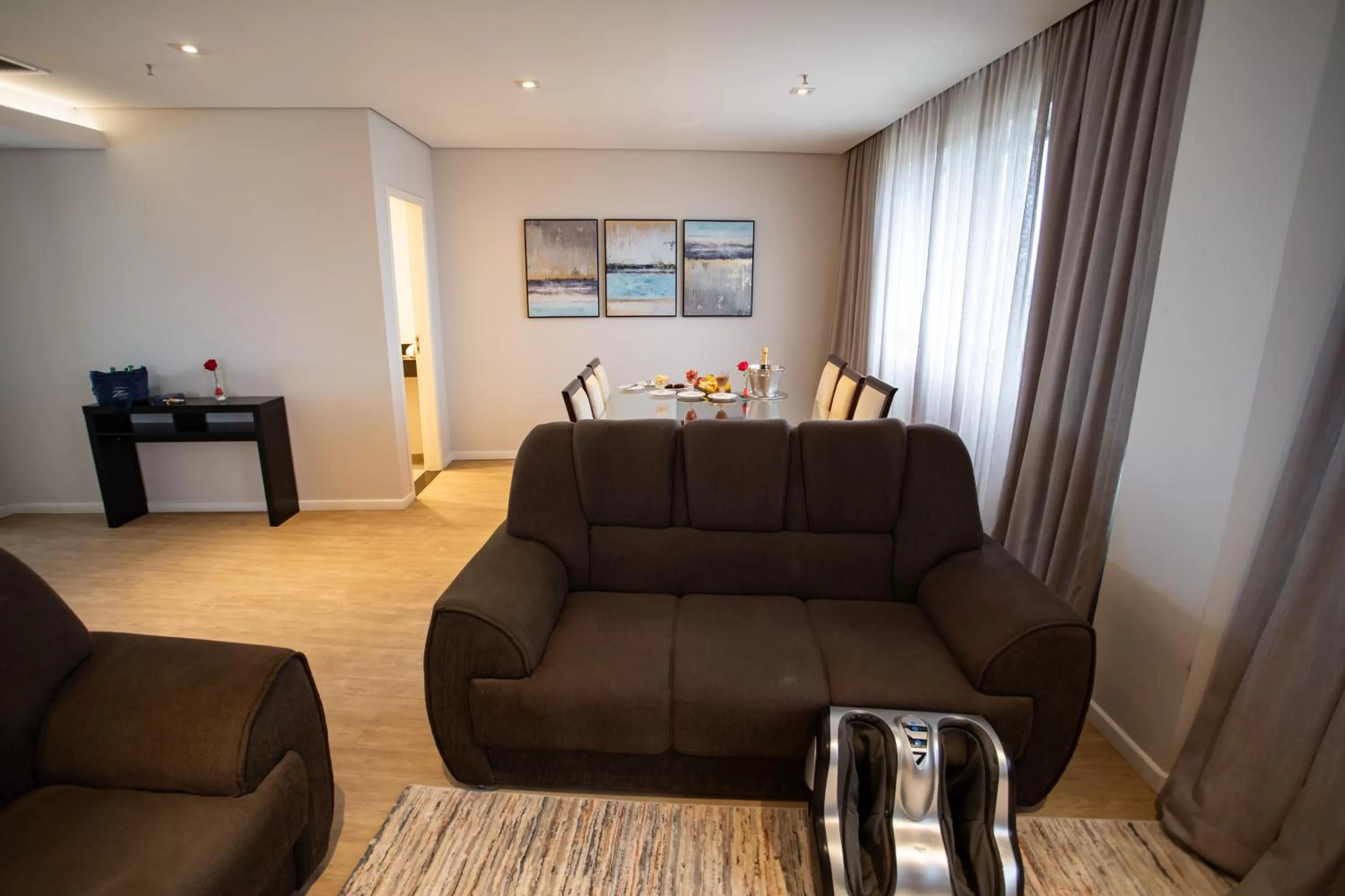 Seating area in Zahara Hotel