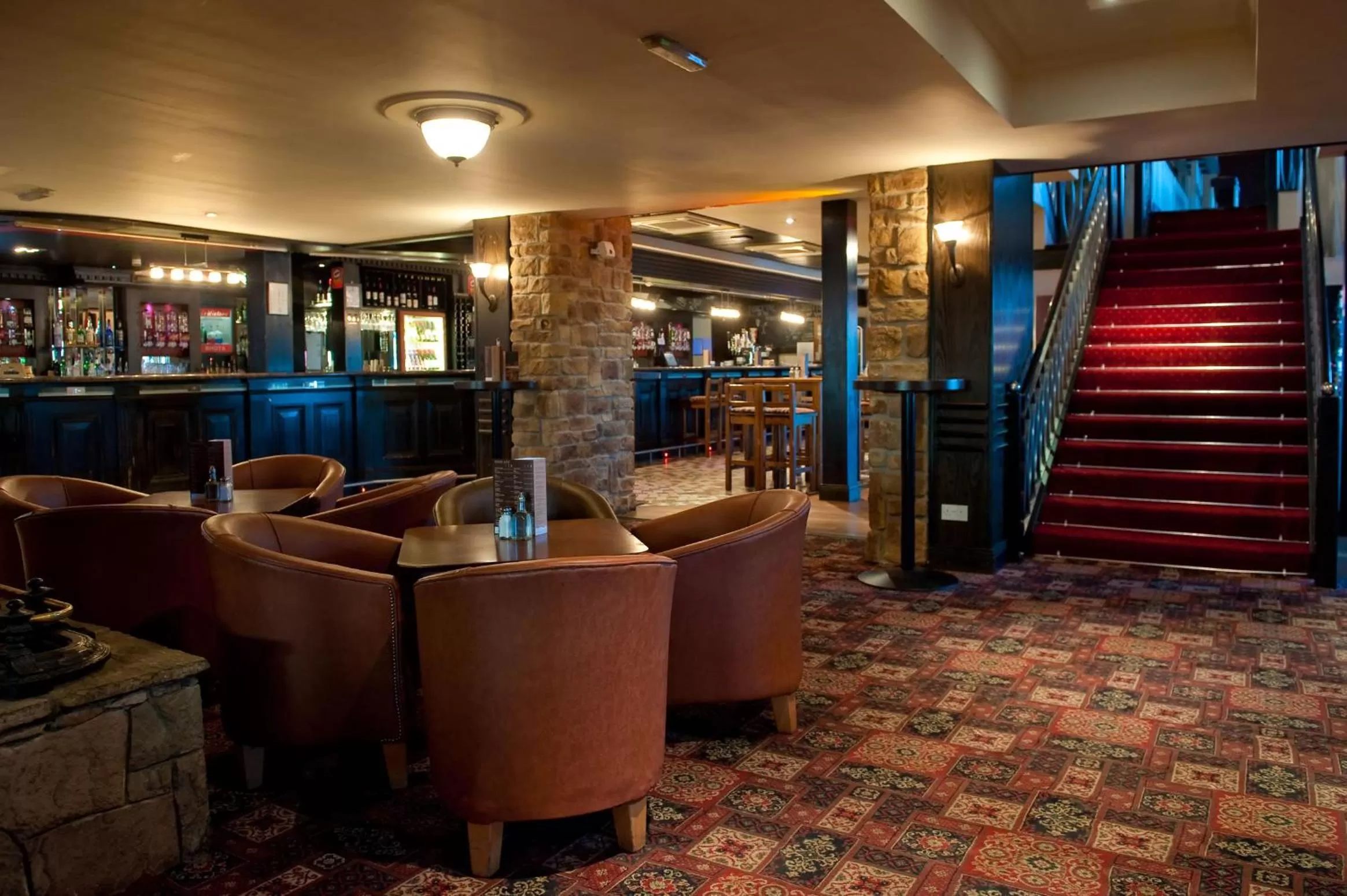 Lounge or bar in Strangford Arms Hotel