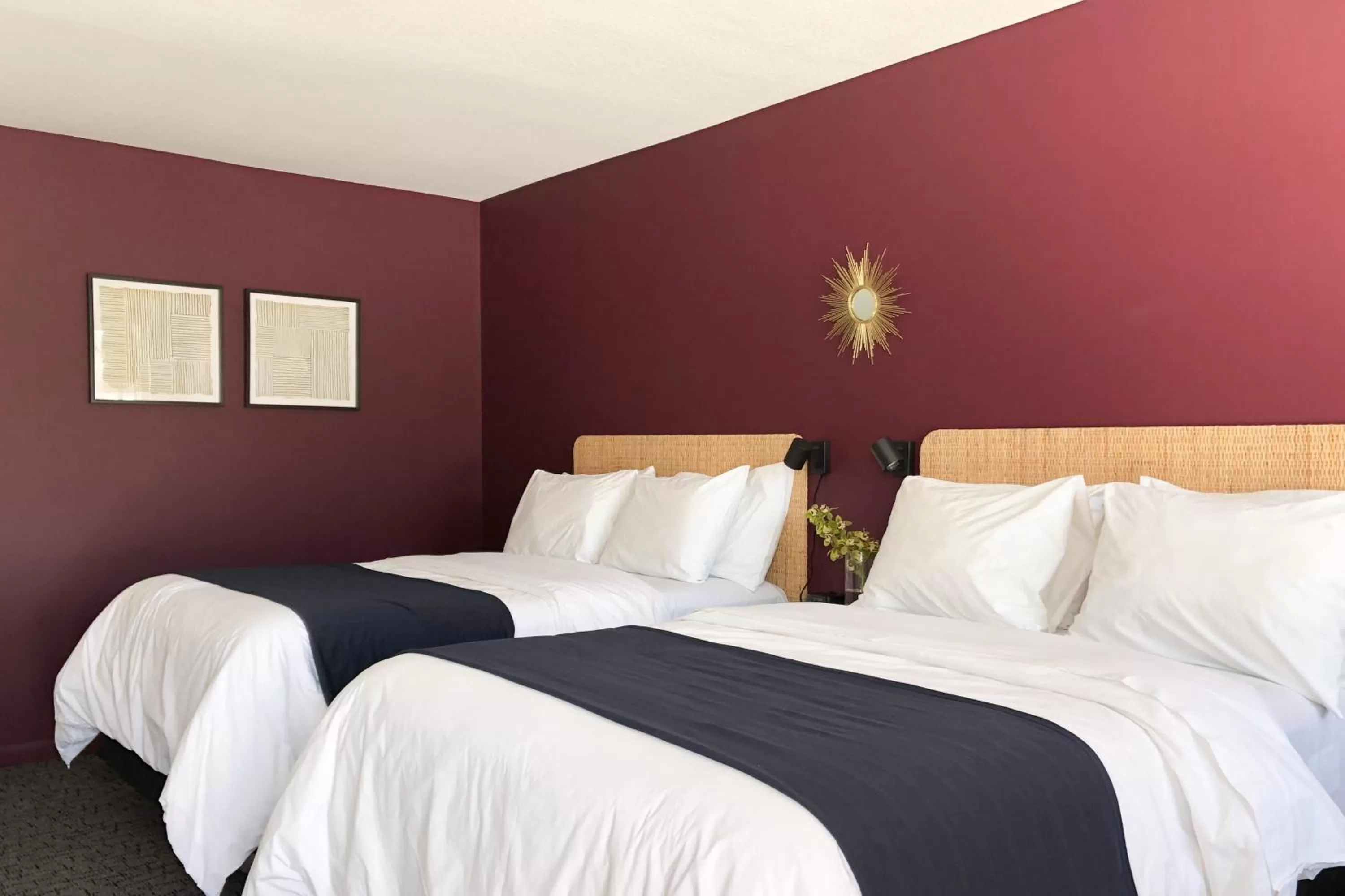 Bed in The Nomad Motel - International Falls, MN - Near Canadian Border