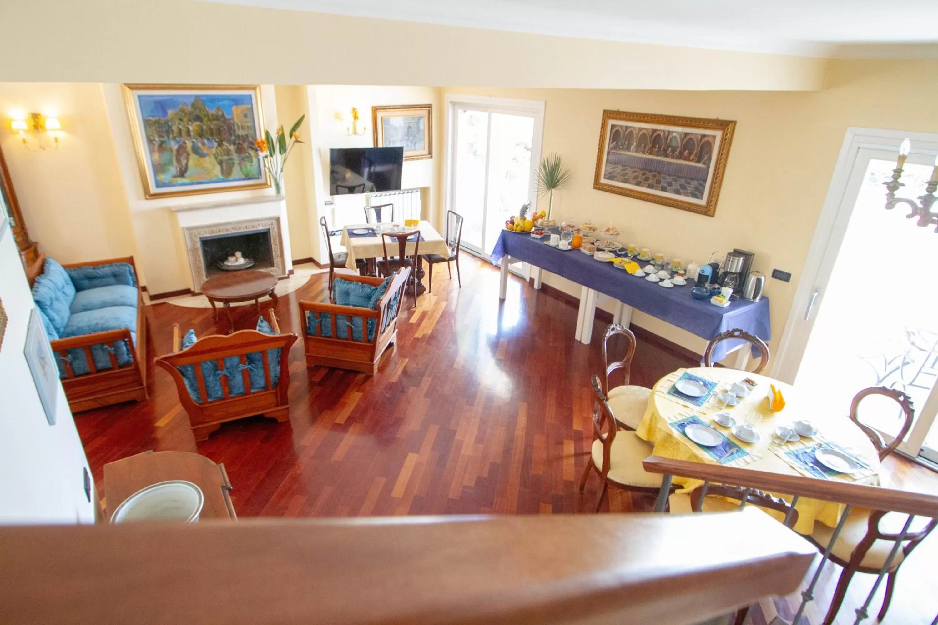 Patio in B&B L'ORIZZONTE