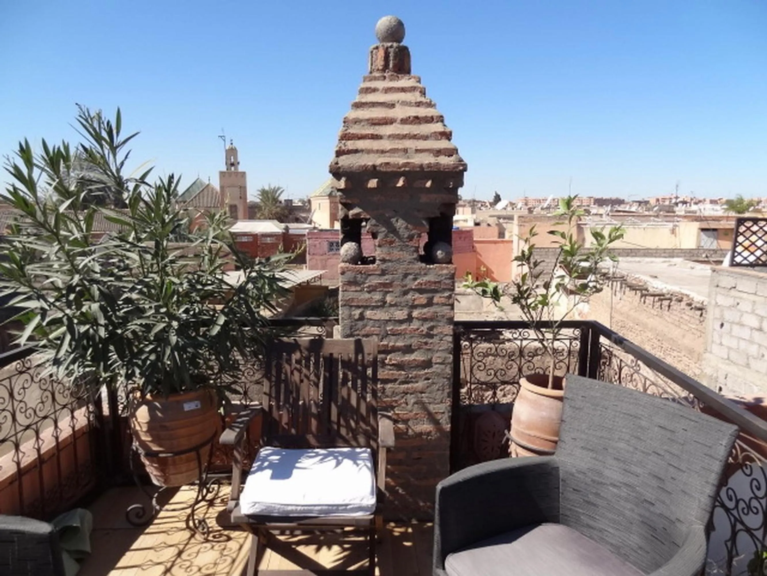 Balcony/Terrace in Riad Eloise