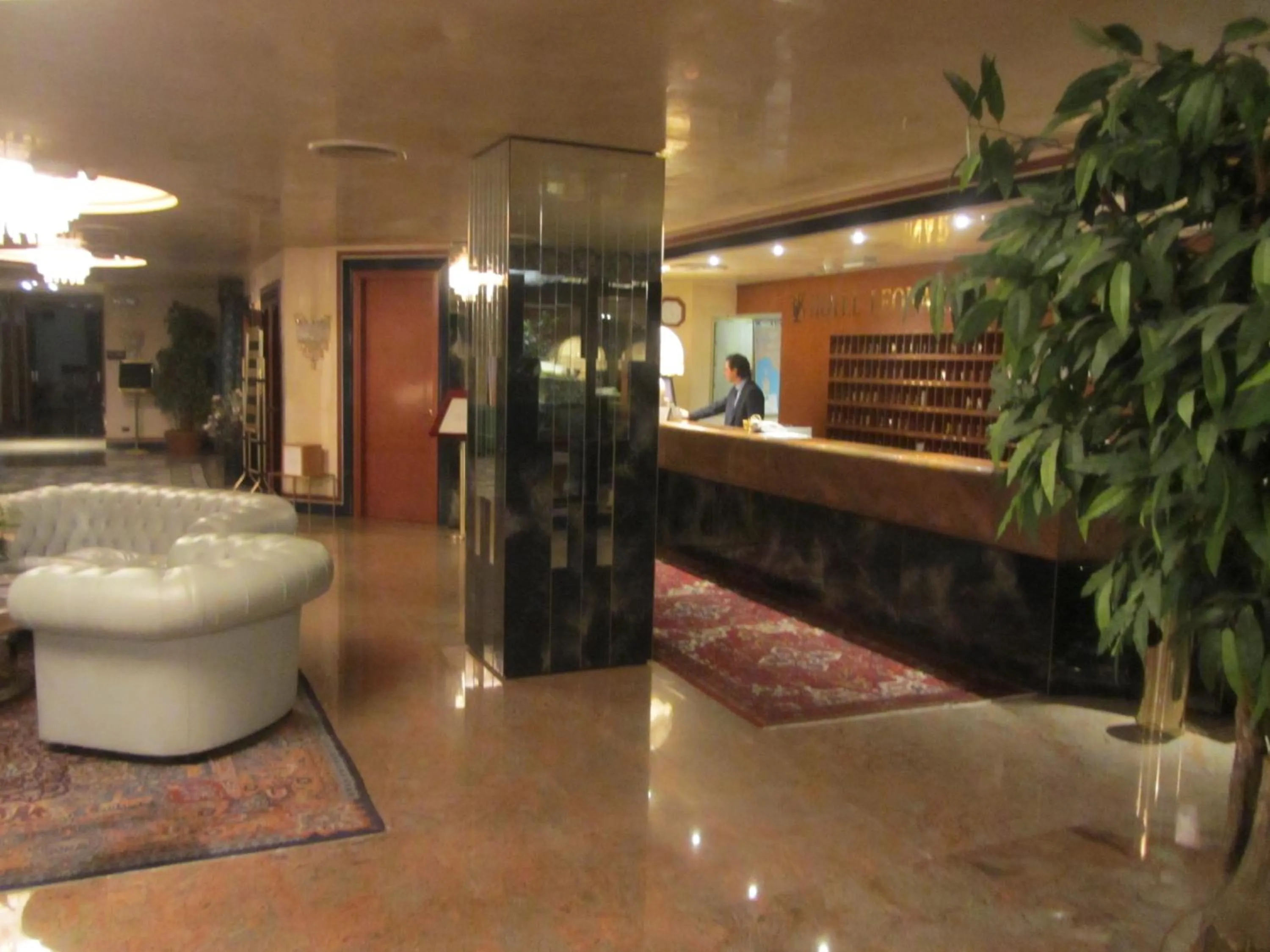Lobby or reception in Hotel Leonardo Da Vinci