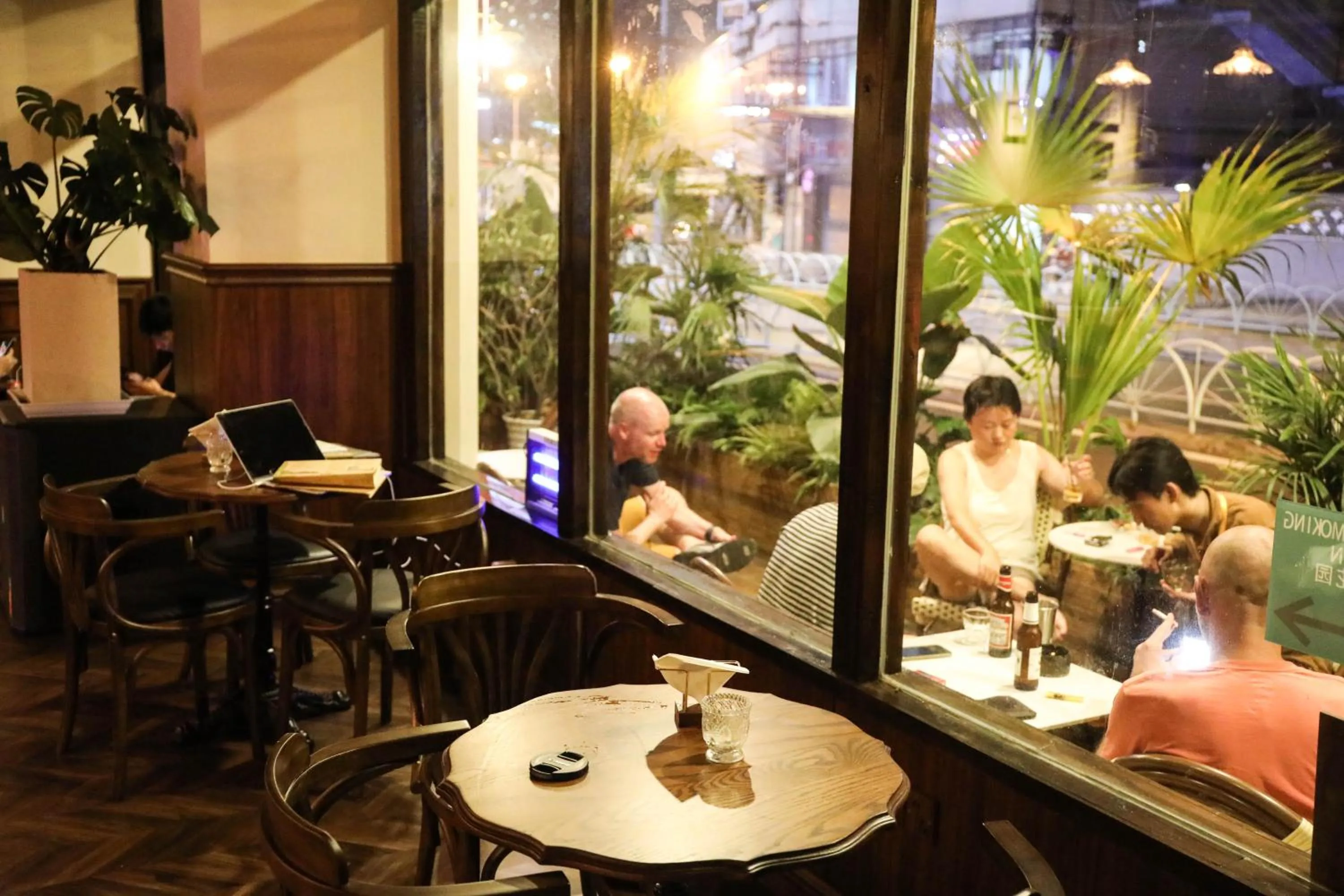 Garden in SONDERIA Lazybones Hostel- Wenshu Temple Side, Chill Hostel with All-Day Brunch, Travel Agency in English & Local Bar Vibes