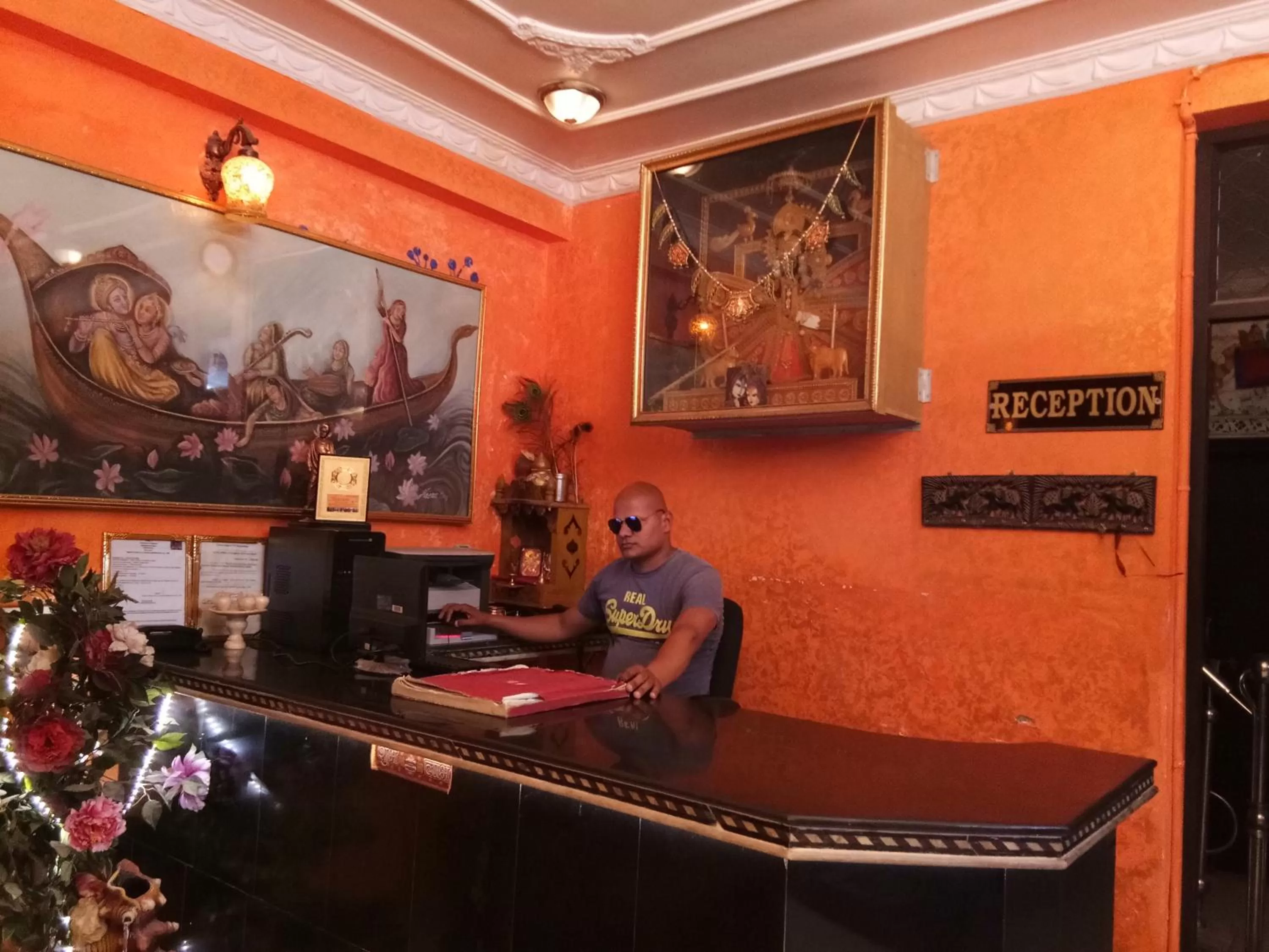 Other, Lobby/Reception in Haveli Taragarh Palace