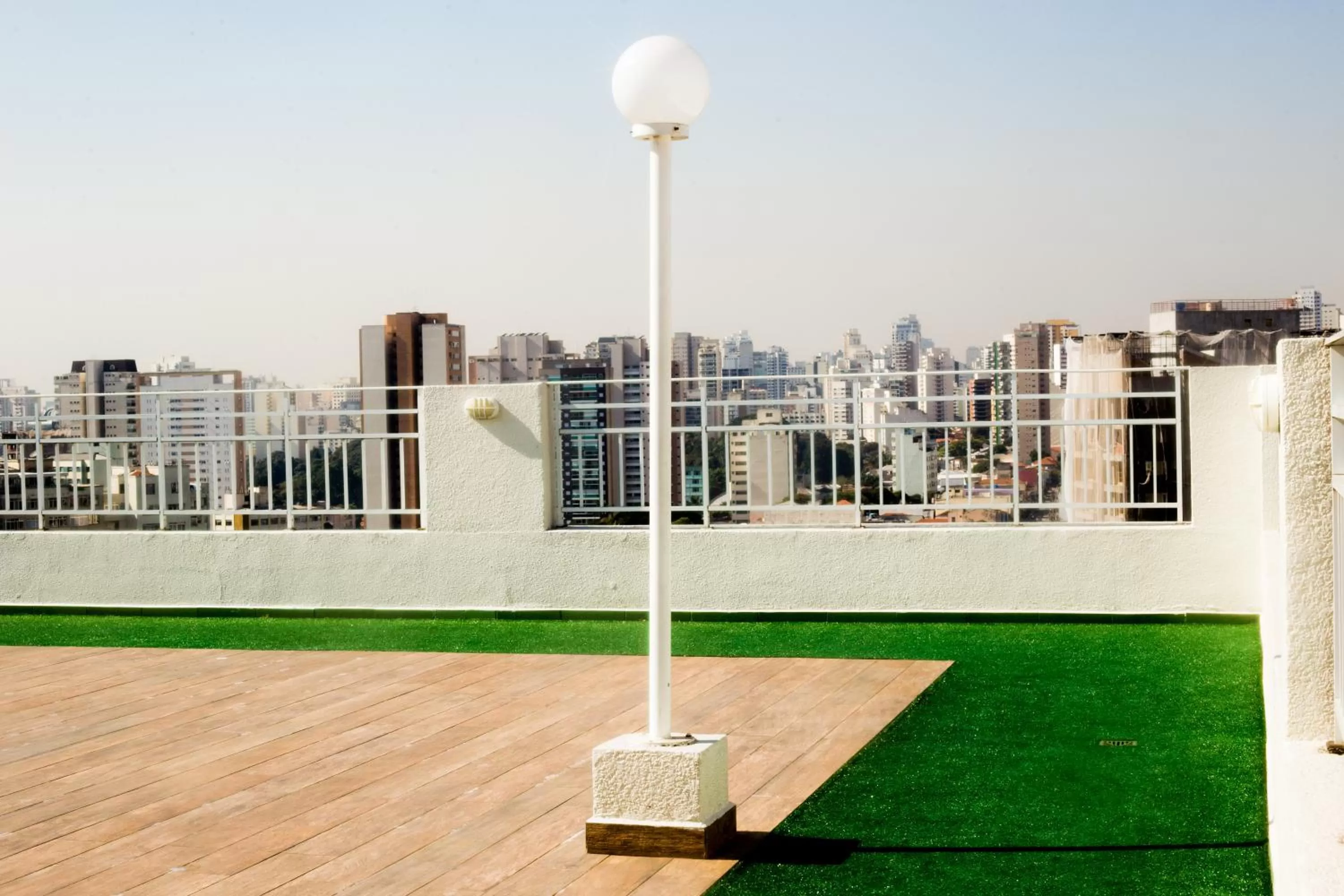Balcony/Terrace in Plaza Inn American Loft - Barra Funda