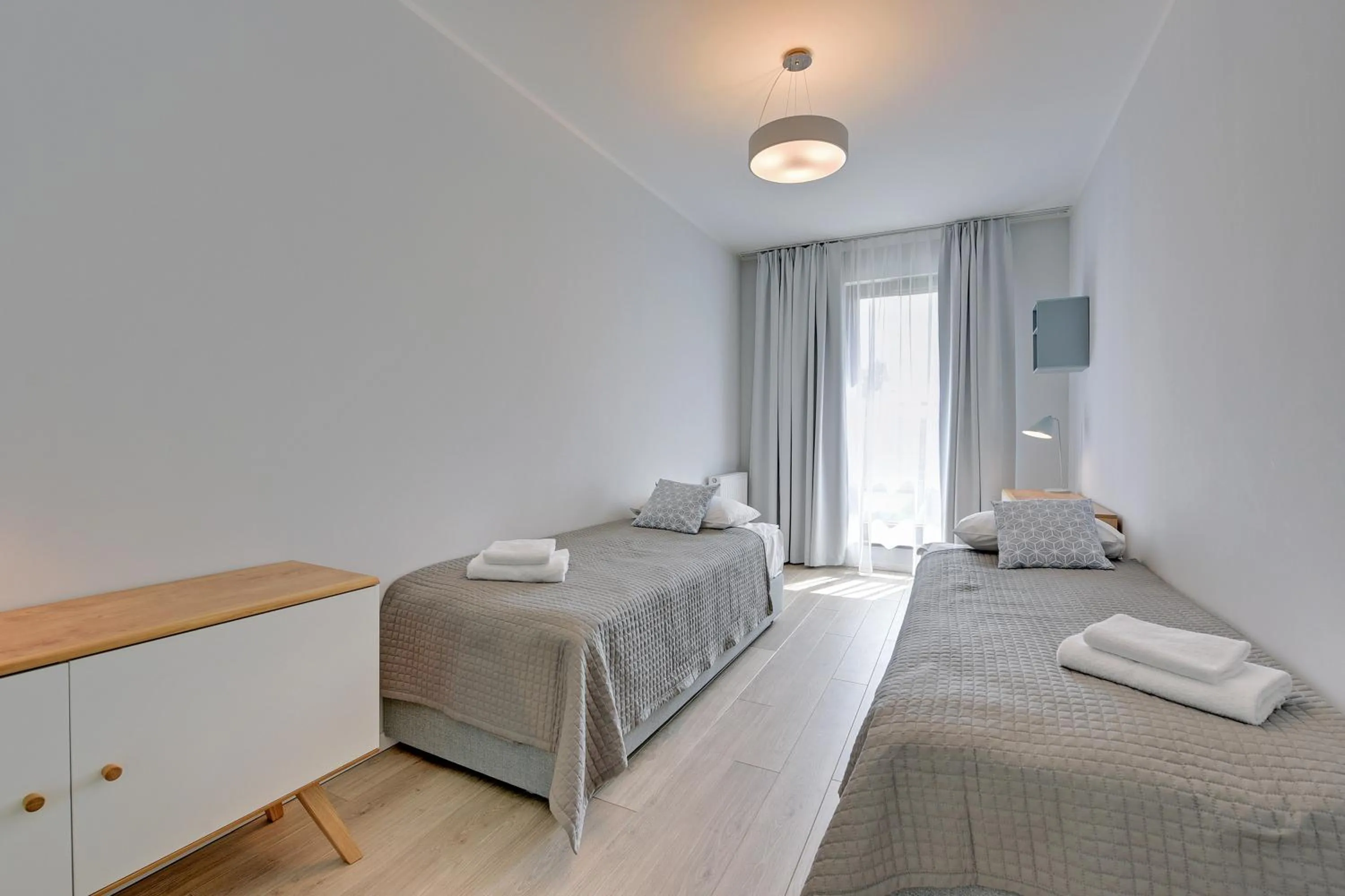 Bedroom, Bed in GRANO APARTMENTS Gdańsk Motława SPA & Wellness