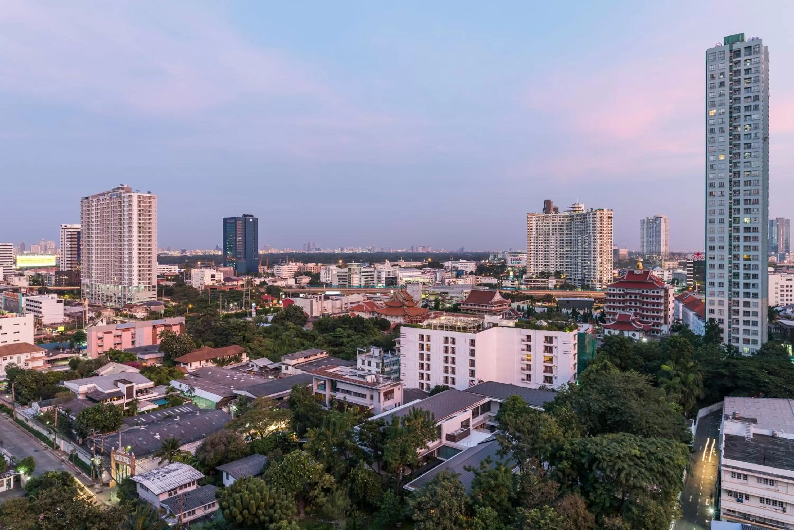 City view in Chatrium Sathon Bangkok